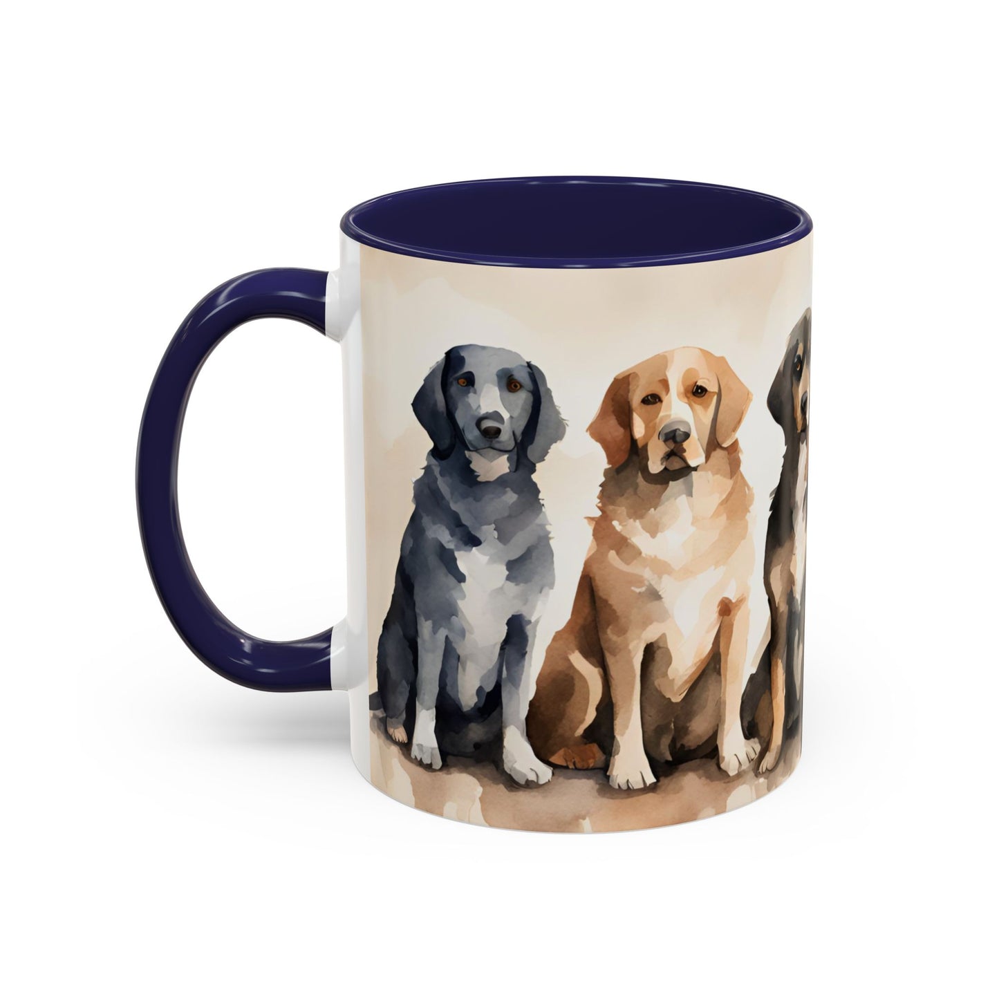 Doggies in a Row 02 Accent Mug 11oz