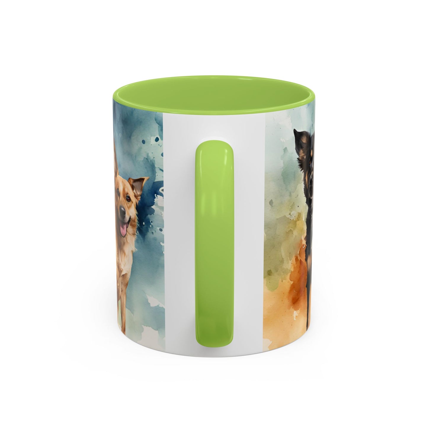 Multicoloured Doggies 06 Accent Mug 11oz