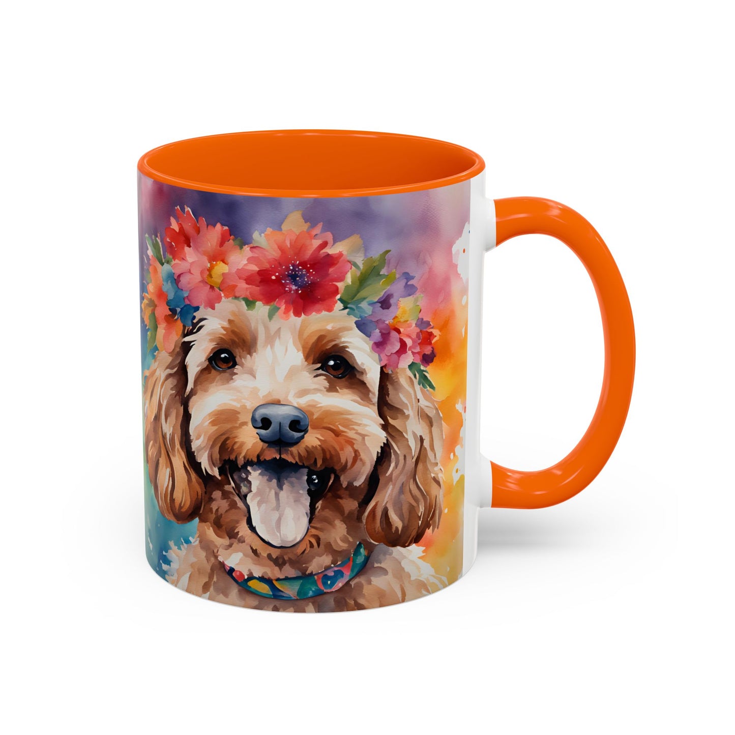 Cockapoo 05 Accent Coffee Mug - Dog Lover Gift