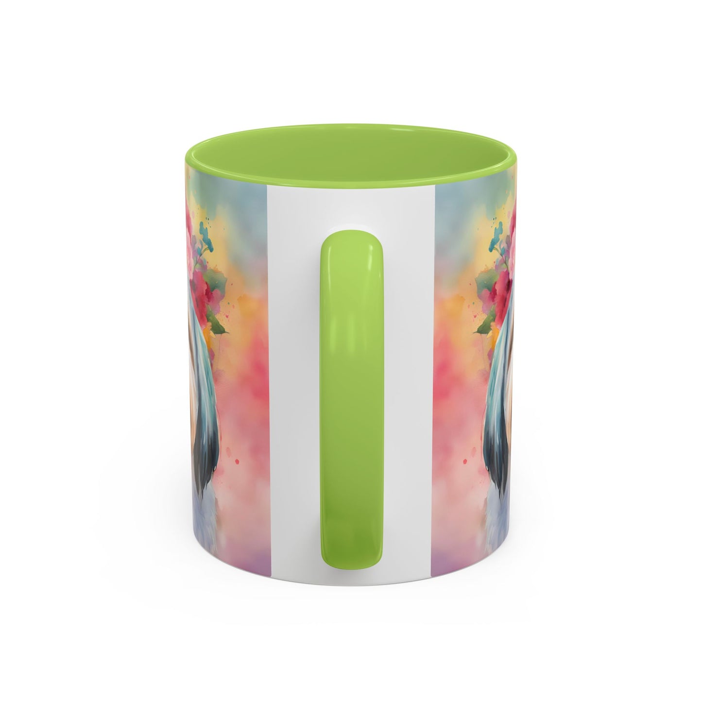 Shih Tzu 01 Accent Coffee Mug - Dog Lover Gift