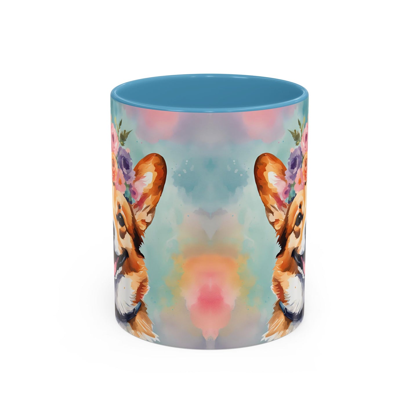 Corgi 01 Accent Coffee Mug - Dog Lover Gift