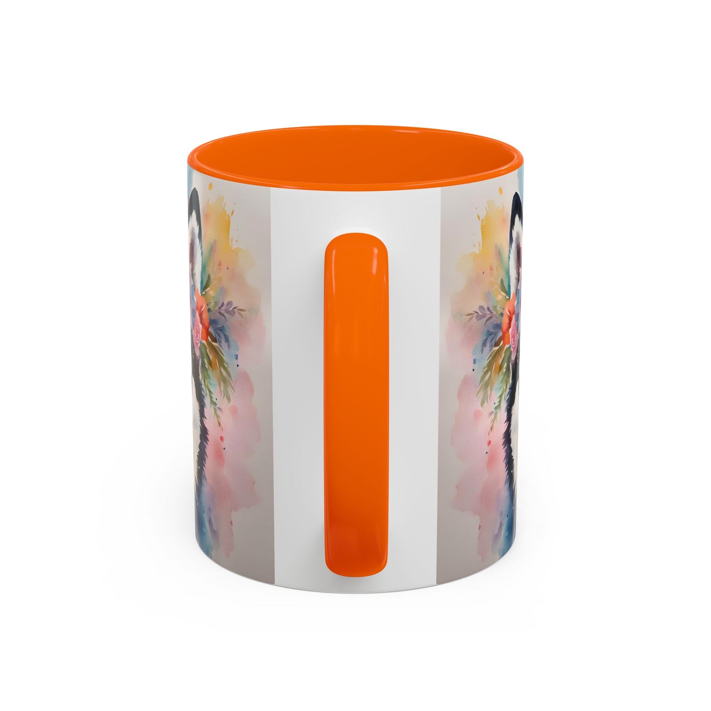 Husky 04 Accent Coffee Mug - Dog Lover Gift