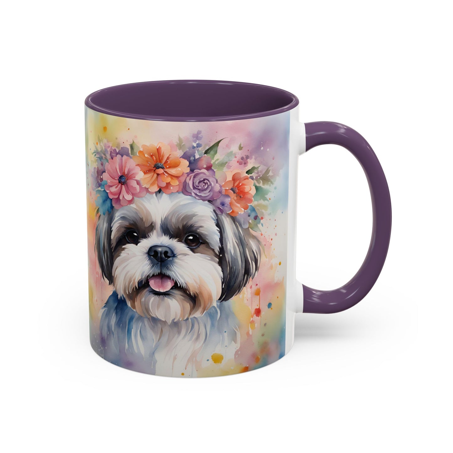 Shih Tzu 04 Accent Coffee Mug - Dog Lover Gift