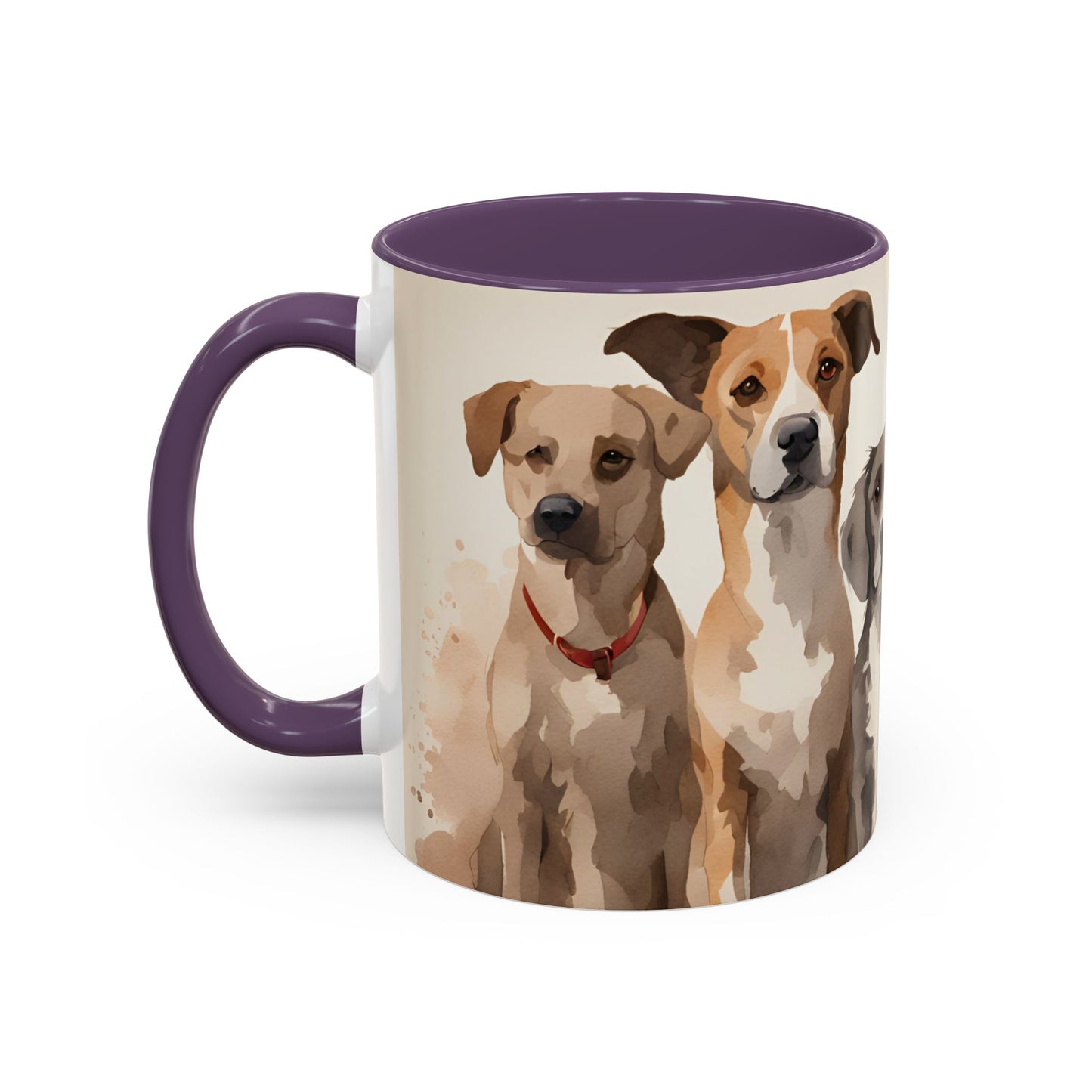 Doggies in a Row 01 Accent Mug 11oz