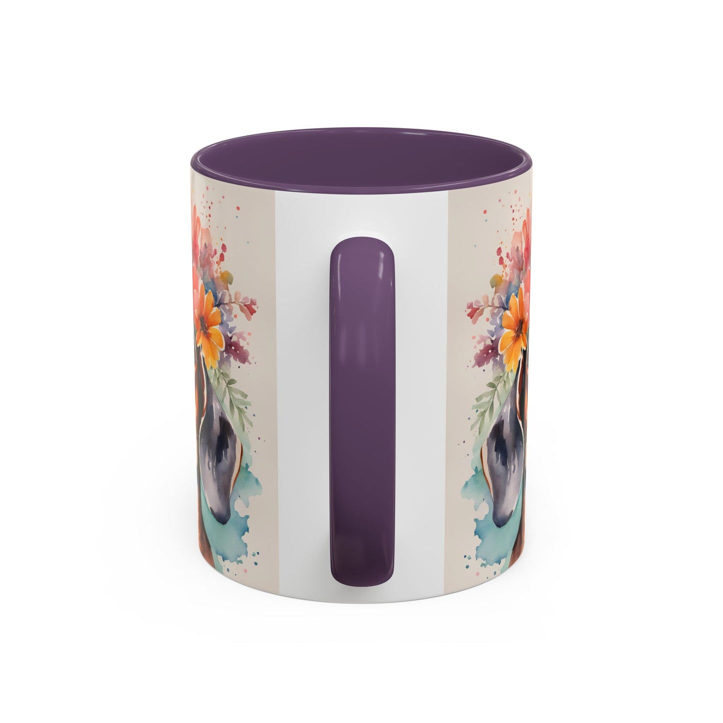 Dachshund 01 Accent Coffee Mug - Dog Lover Gift
