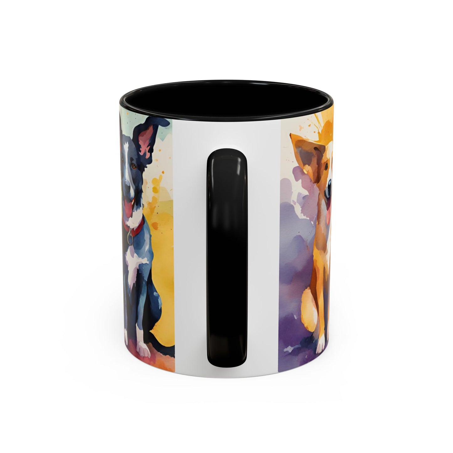Multicoloured Doggies 11 Accent Mug 11oz