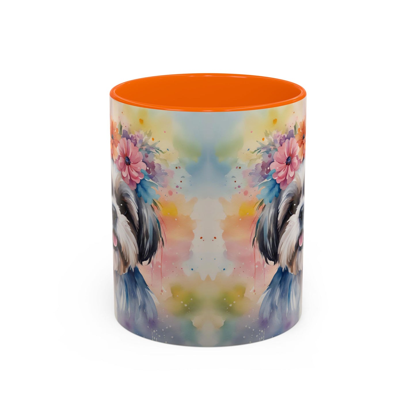 Shih Tzu 04 Accent Coffee Mug - Dog Lover Gift