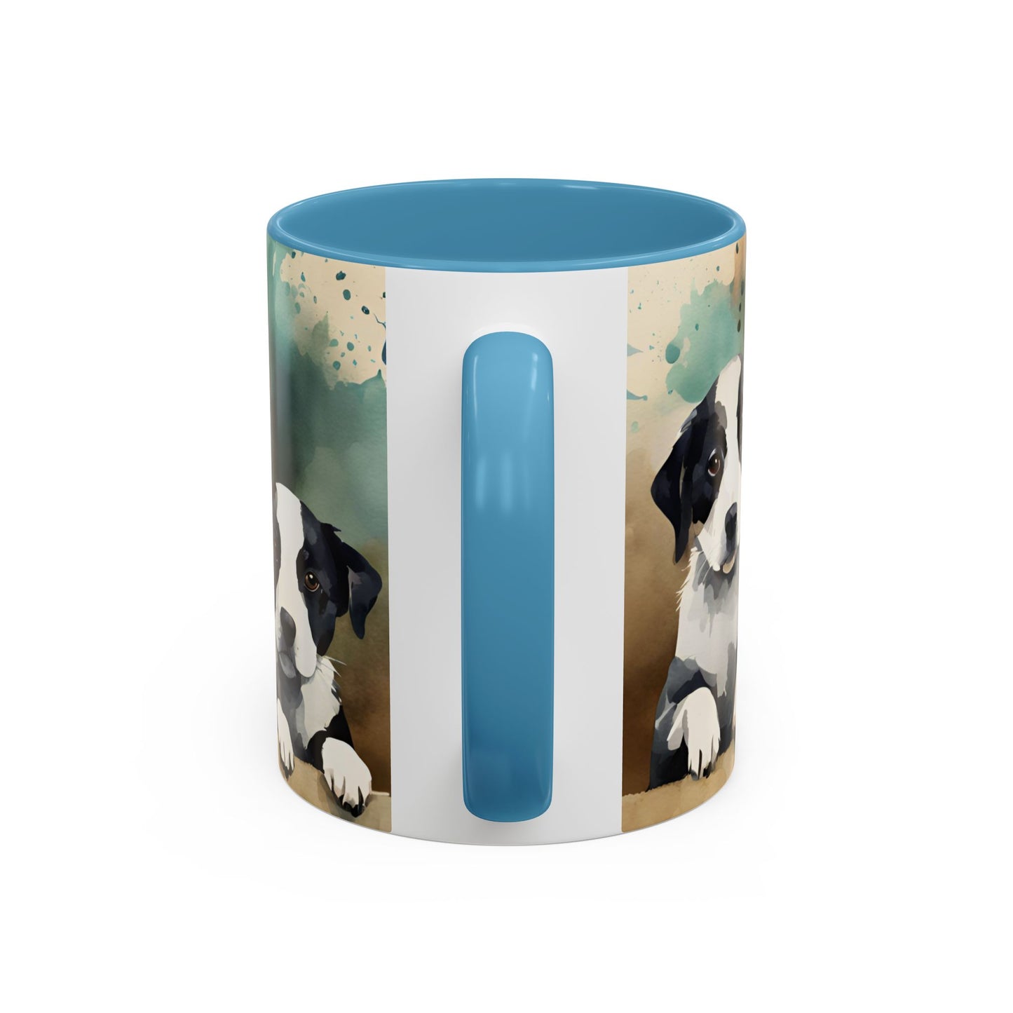 Multicoloured Doggies 12 Accent Mug 11oz