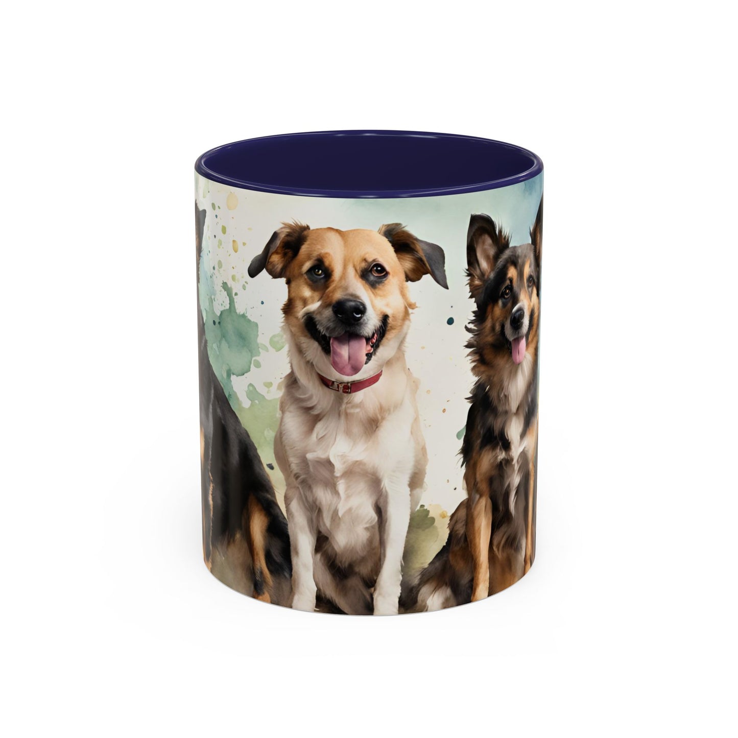 Multicoloured Doggies 06 Accent Mug 11oz