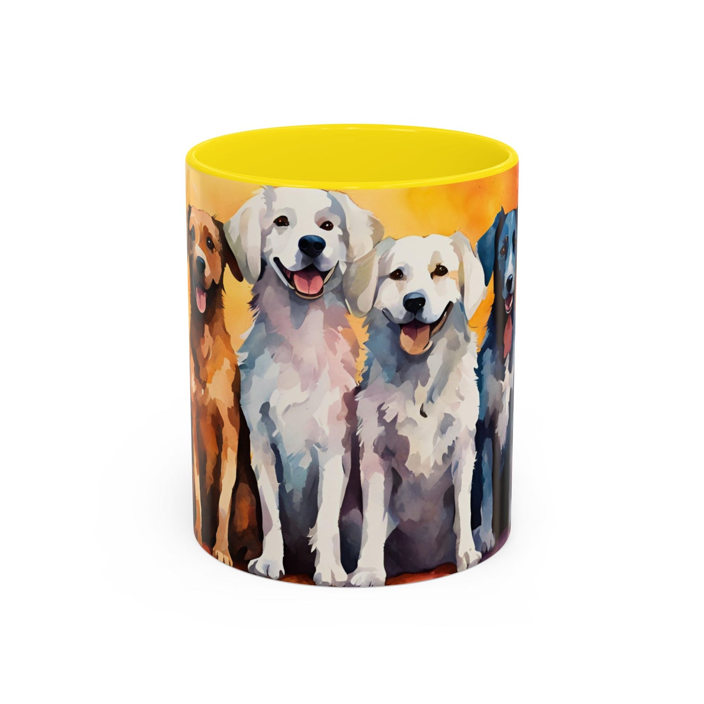 Multicoloured Doggies 07 Accent Mug 11oz