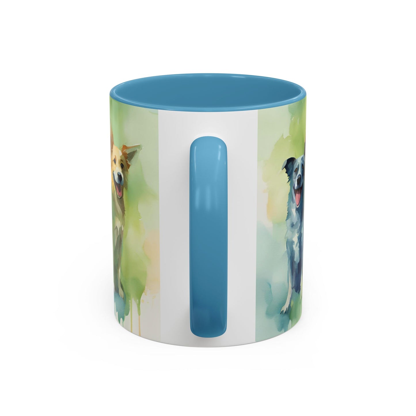 Multicoloured Doggies 10 Accent Mug 11oz