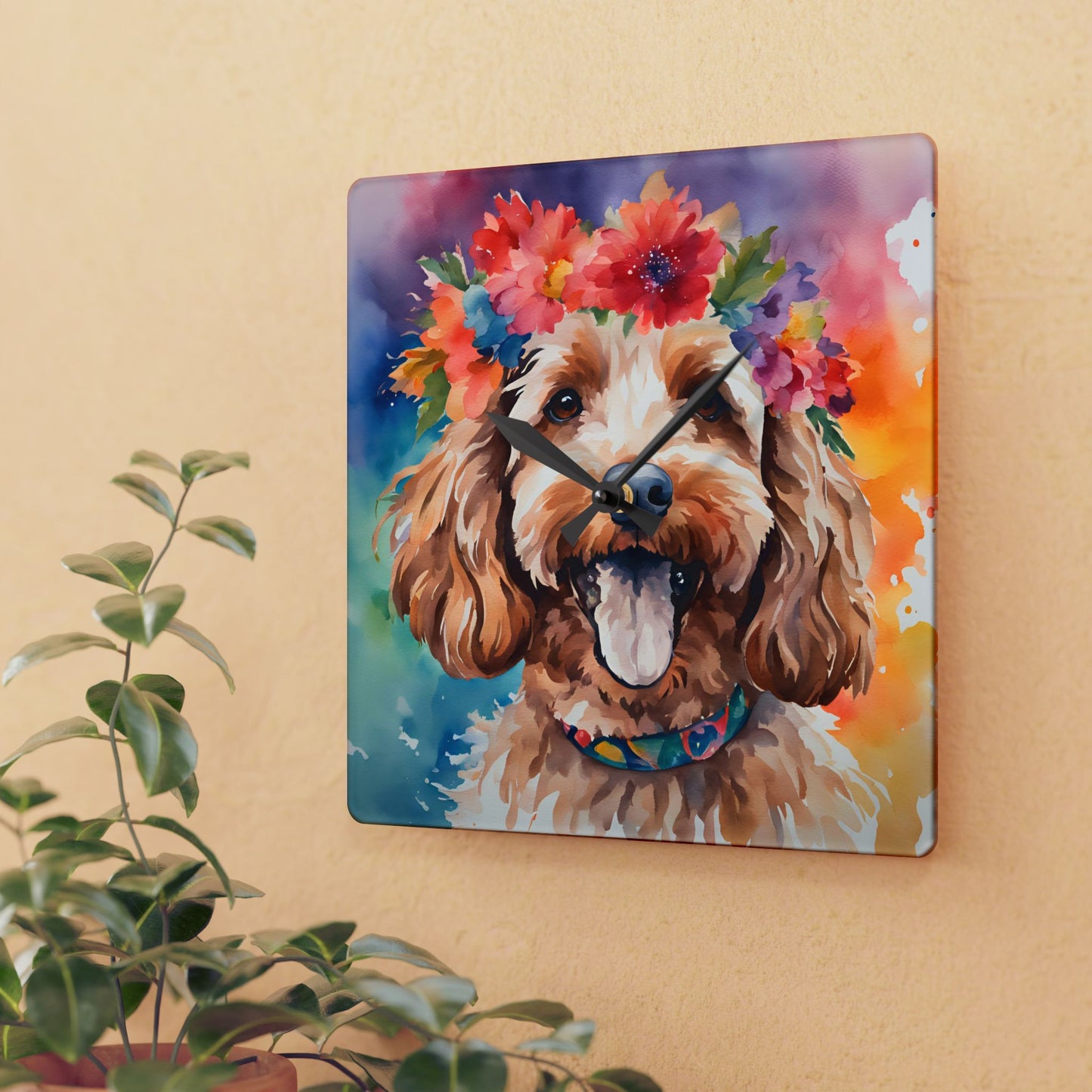 Cockapoo 02 Dog Wall Clock