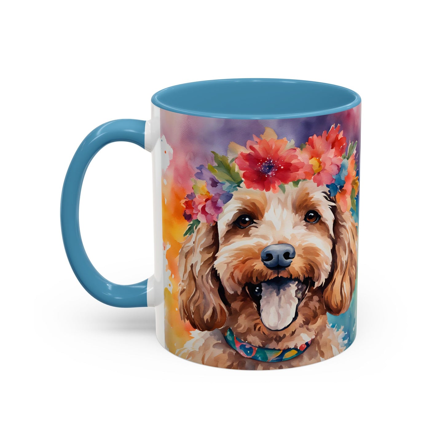 Cockapoo 05 Accent Coffee Mug - Dog Lover Gift