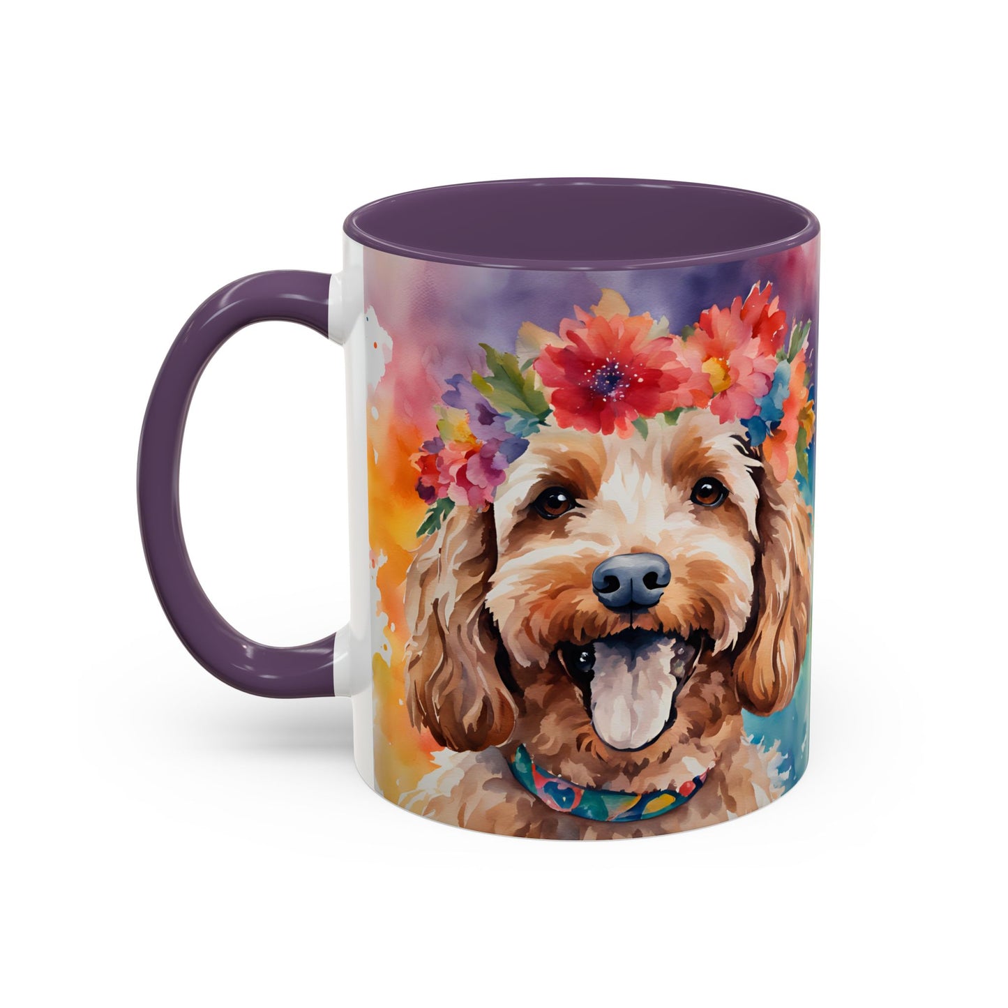 Cockapoo 05 Accent Coffee Mug - Dog Lover Gift