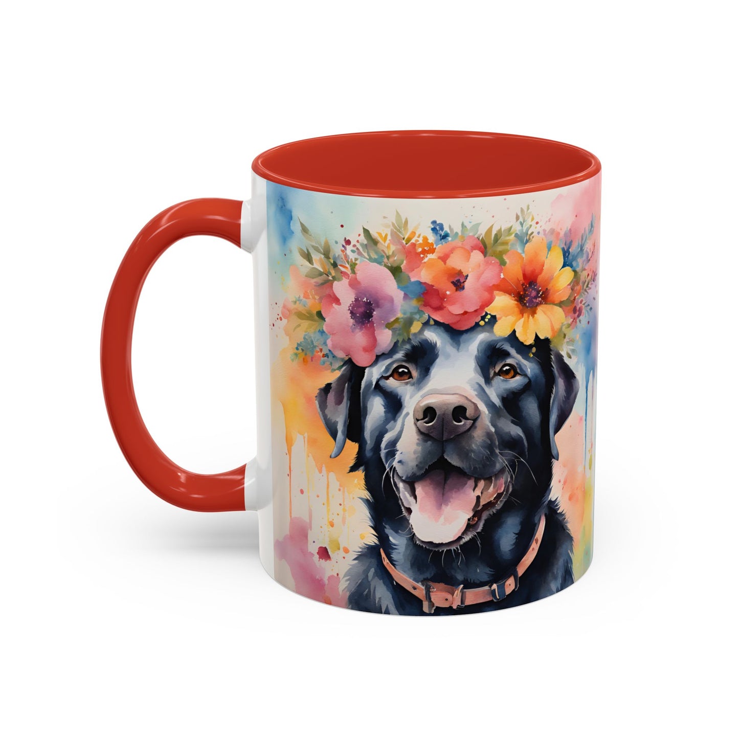 Labrador 03 Accent Coffee Mug - Dog Lover Gift