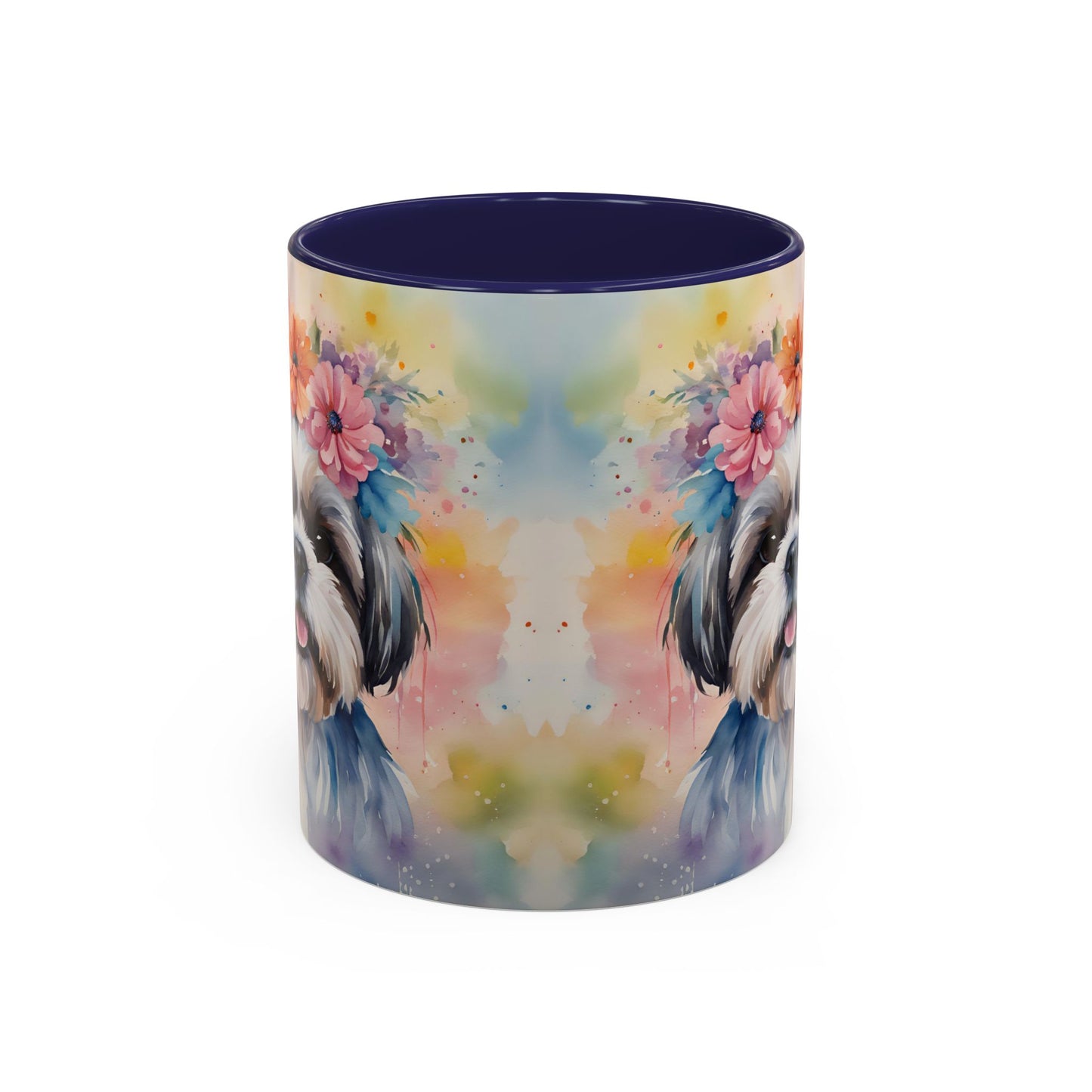 Shih Tzu 04 Accent Coffee Mug - Dog Lover Gift