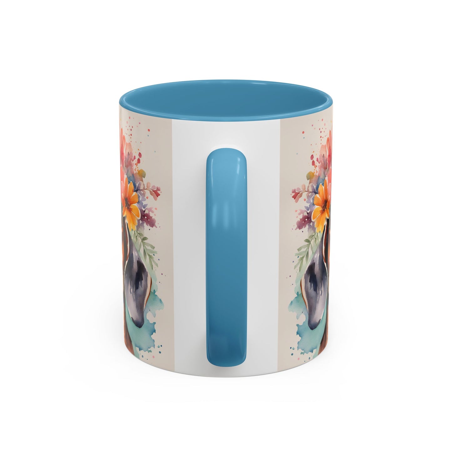 Dachshund 01 Accent Coffee Mug - Dog Lover Gift