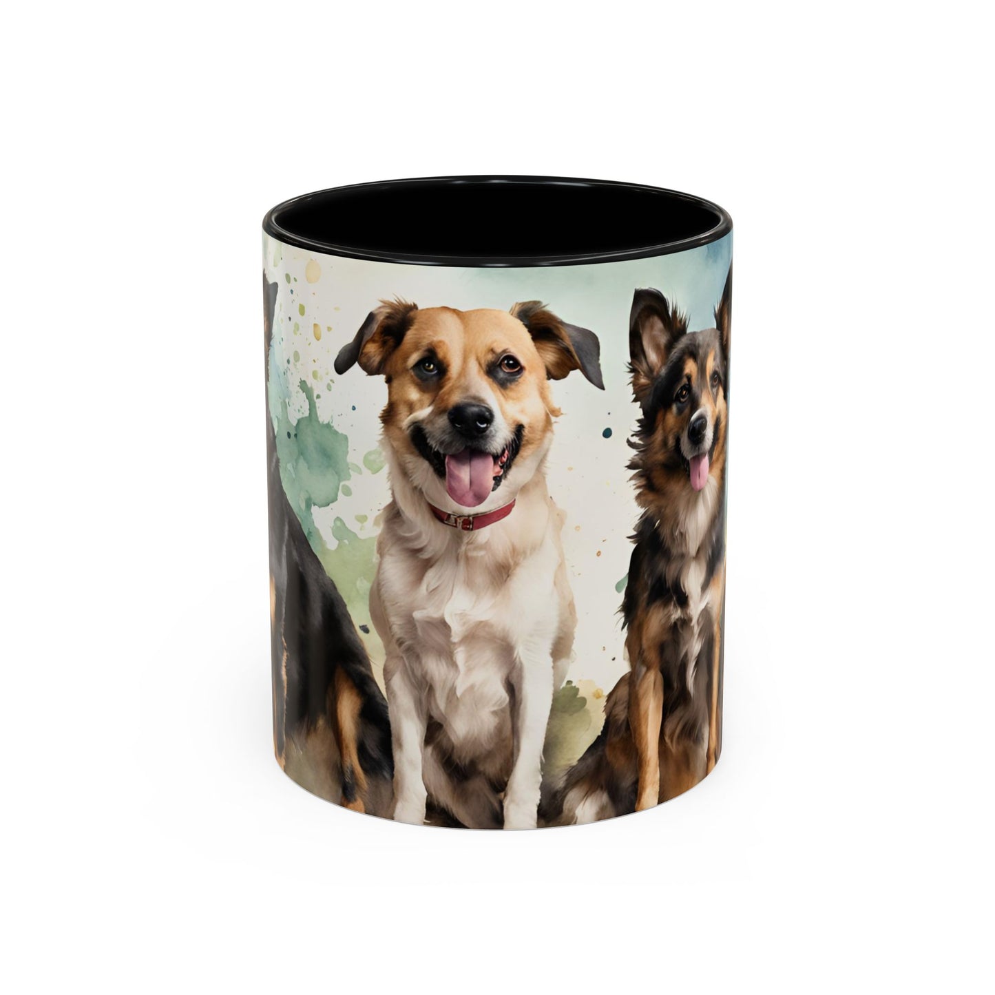 Multicoloured Doggies 06 Accent Mug 11oz