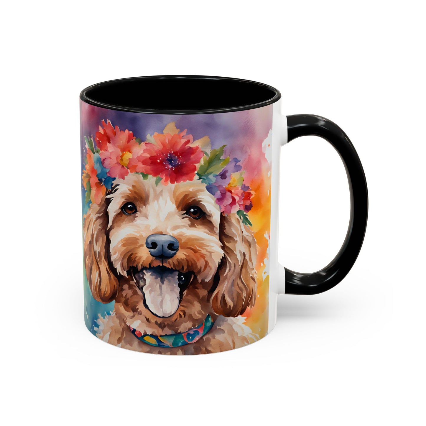 Cockapoo 05 Accent Coffee Mug - Dog Lover Gift