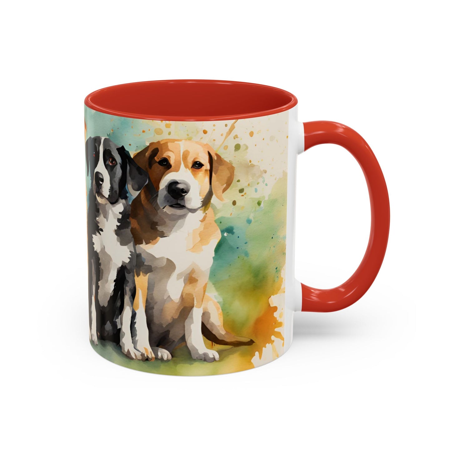 Multicoloured Doggies 09 Accent Mug 11oz