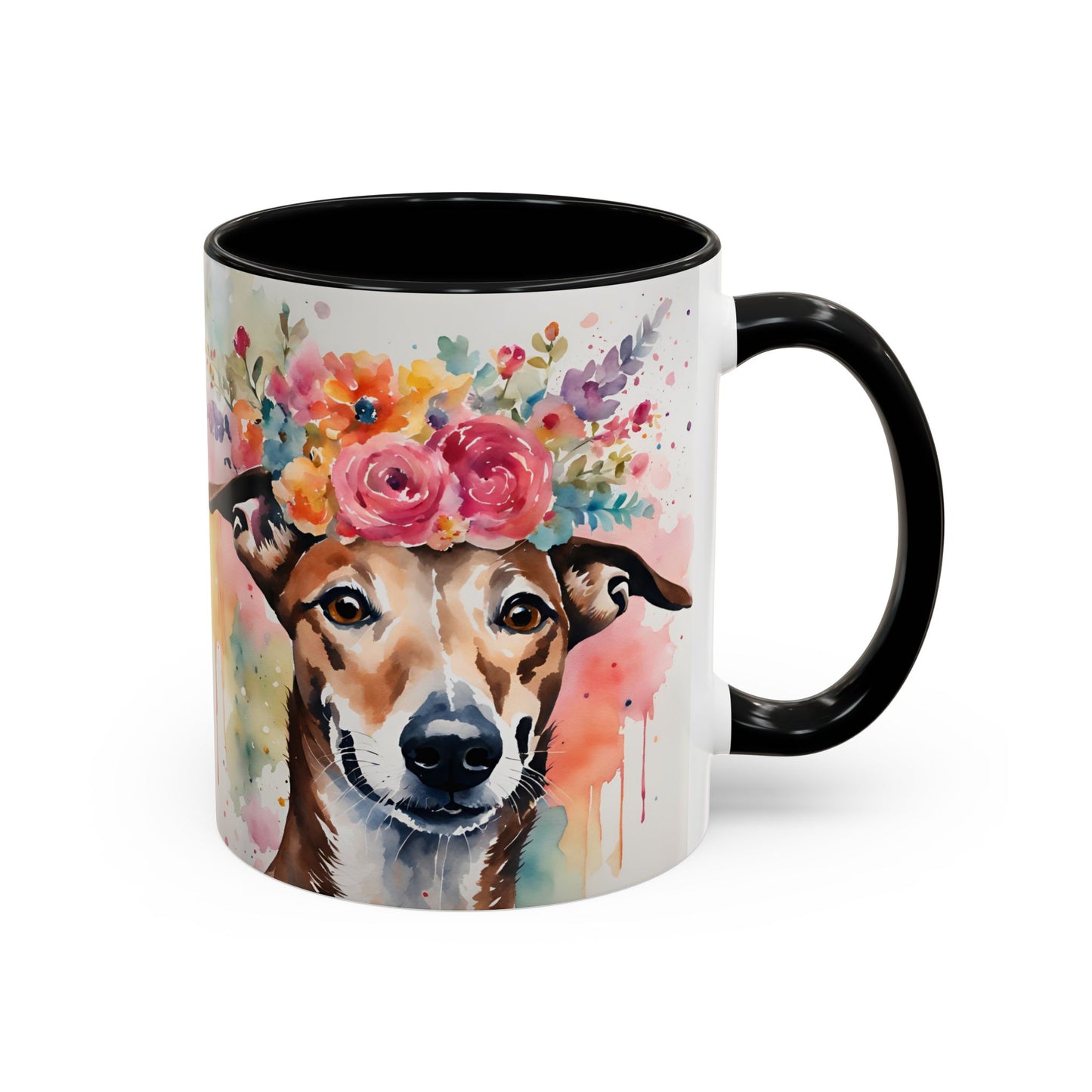 Greyhound 01 Accent Coffee Mug - Dog Lover Gift
