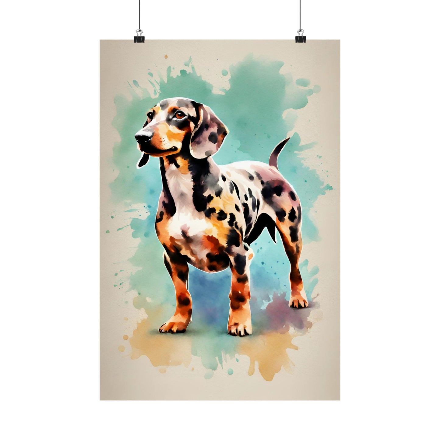 Dogs Dachshund 04 Matte Vertical Poster