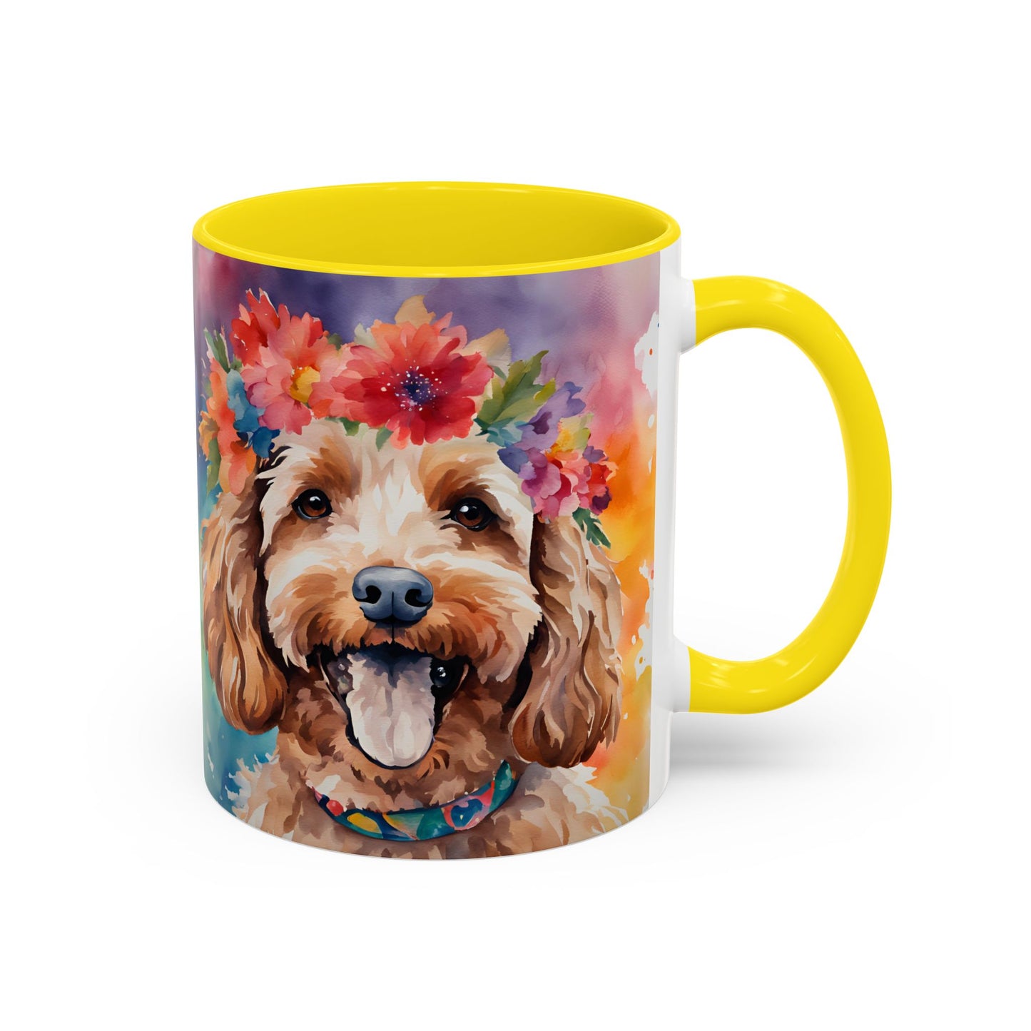 Cockapoo 05 Accent Coffee Mug - Dog Lover Gift