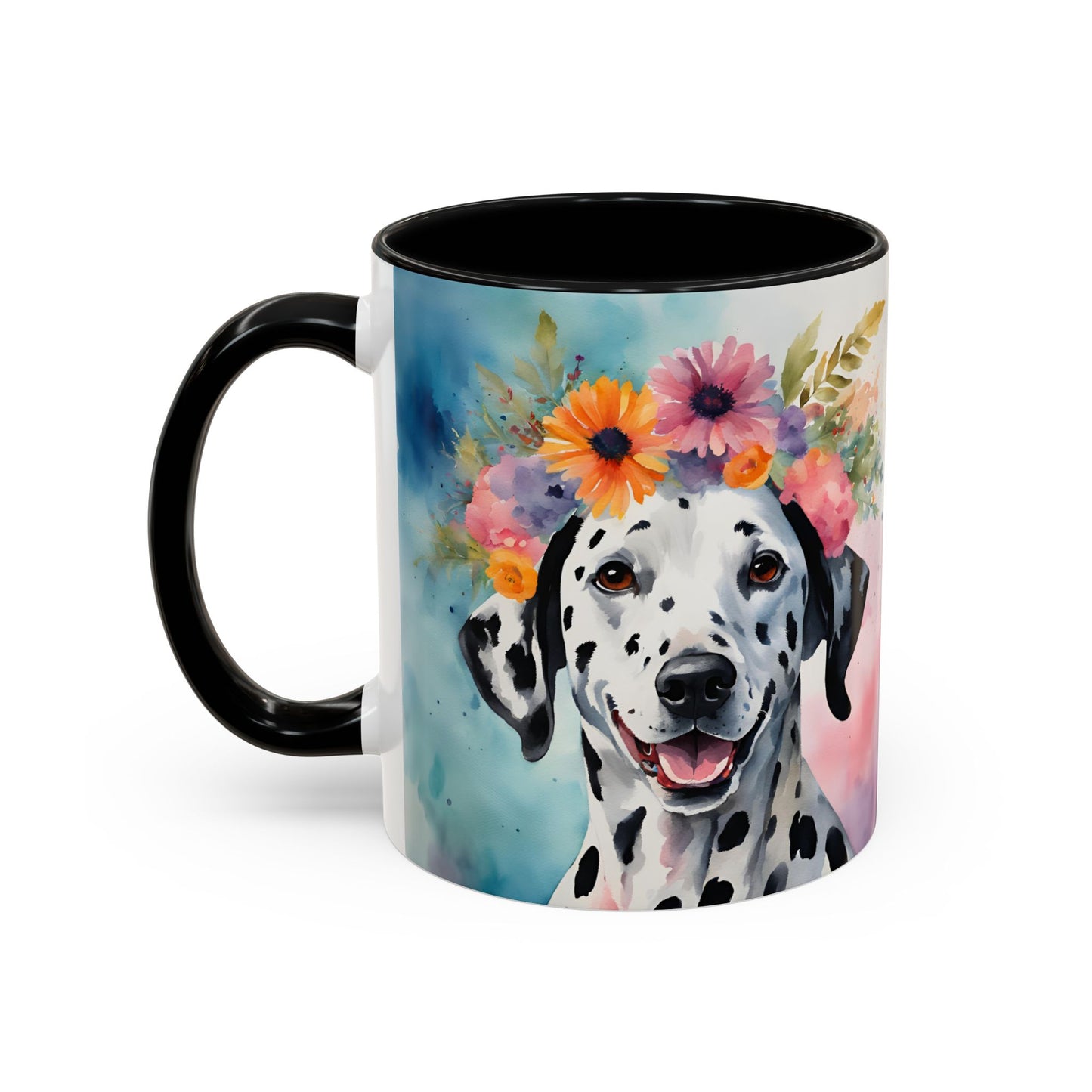 Dalmatian 03 Accent Coffee Mug - Dog Lover Gift