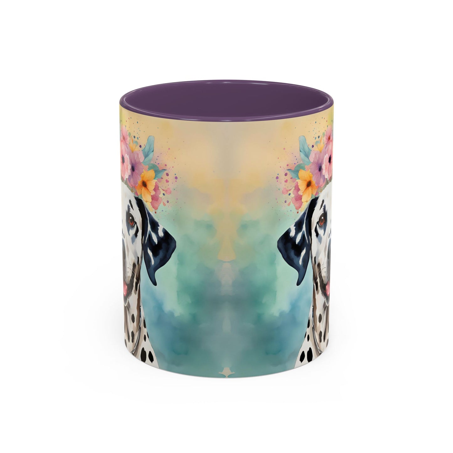 Dalmatian 01 Accent Coffee Mug - Dog Lover Gift