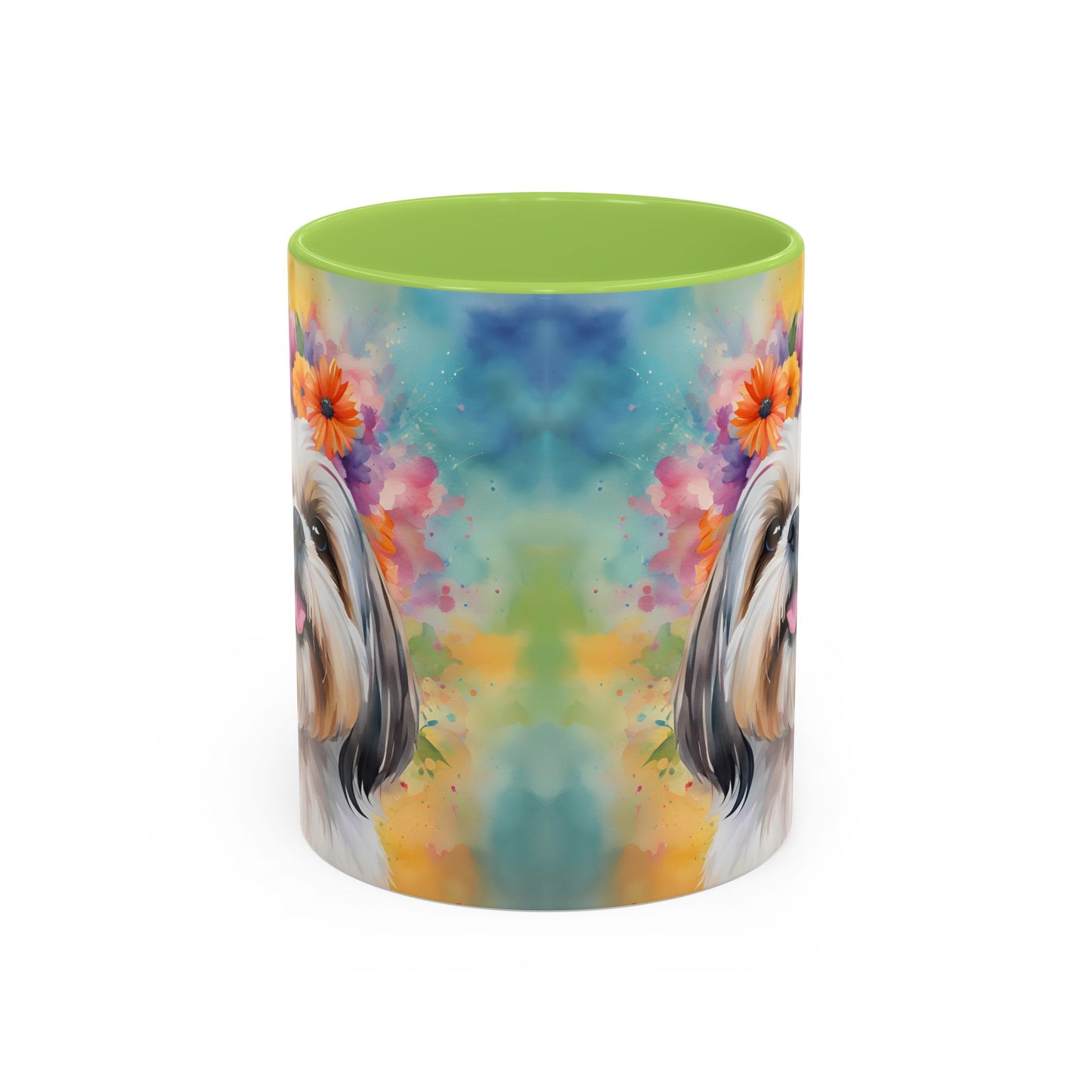 Shih Tzu 01 Accent Coffee Mug - Dog Lover Gift