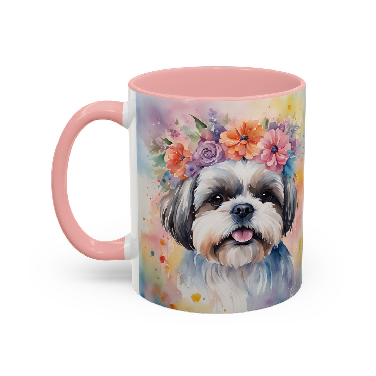 Shih Tzu 04 Accent Coffee Mug - Dog Lover Gift