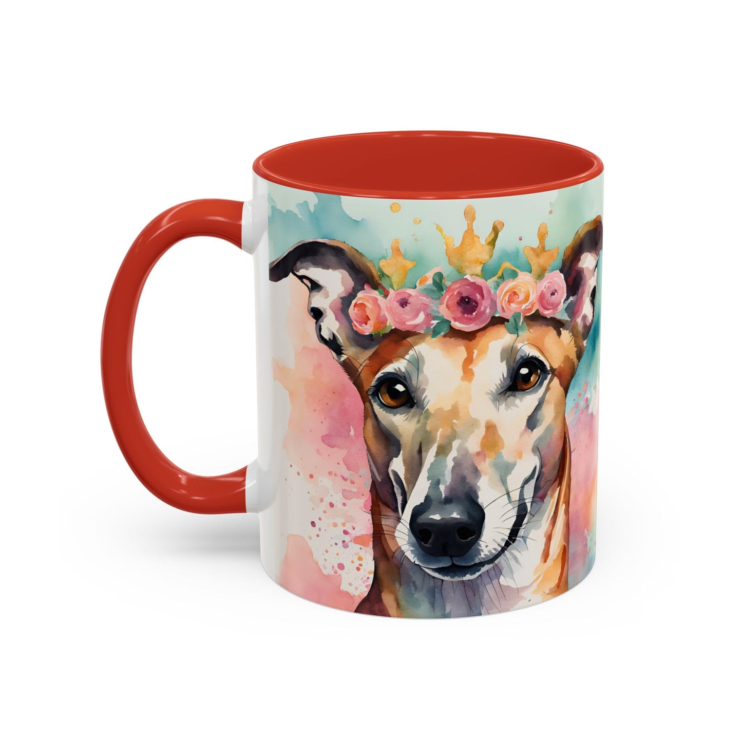 Greyhound 04 Accent Coffee Mug - Dog Lover Gift