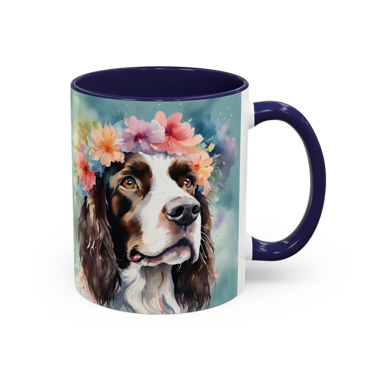 Springer Spaniel 04 Accent Coffee Mug - Dog Lover Gift