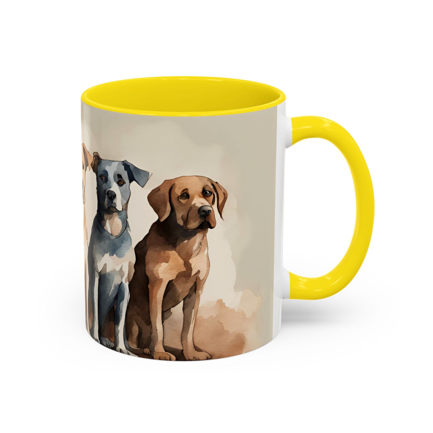 Doggies in a Row 04 Accent Mug 11oz