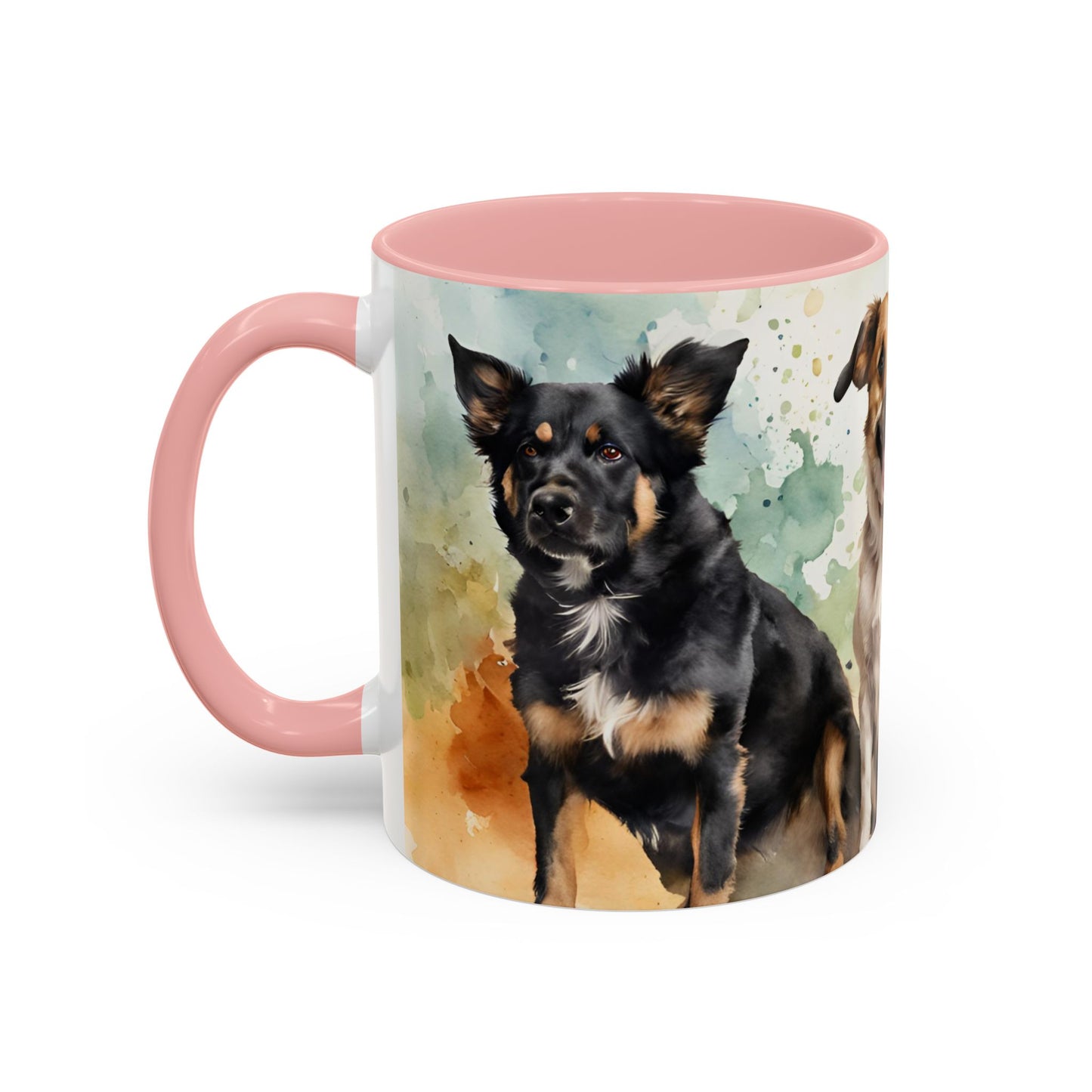 Multicoloured Doggies 06 Accent Mug 11oz