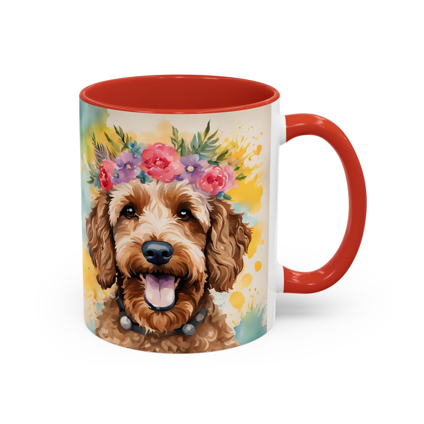 Cockapoo 04 Accent Coffee Mug - Dog Lover Gift