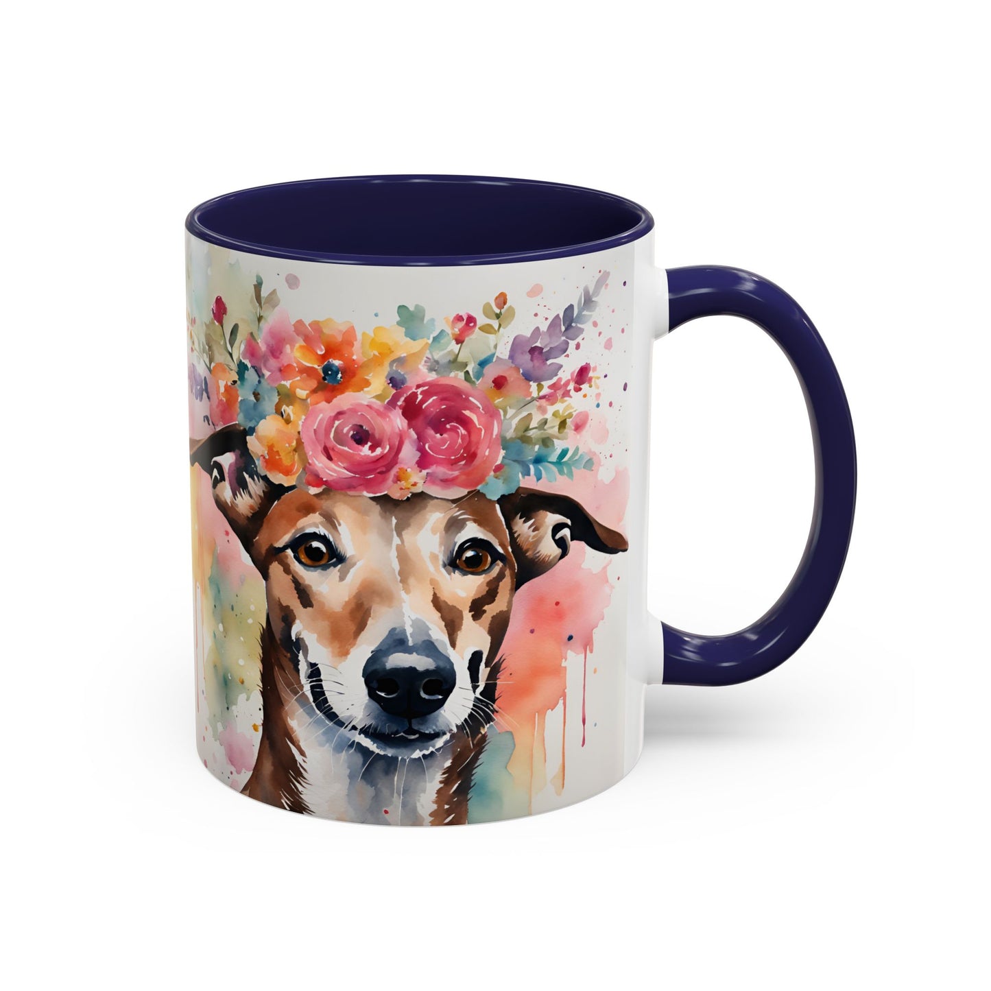Greyhound 01 Accent Coffee Mug - Dog Lover Gift
