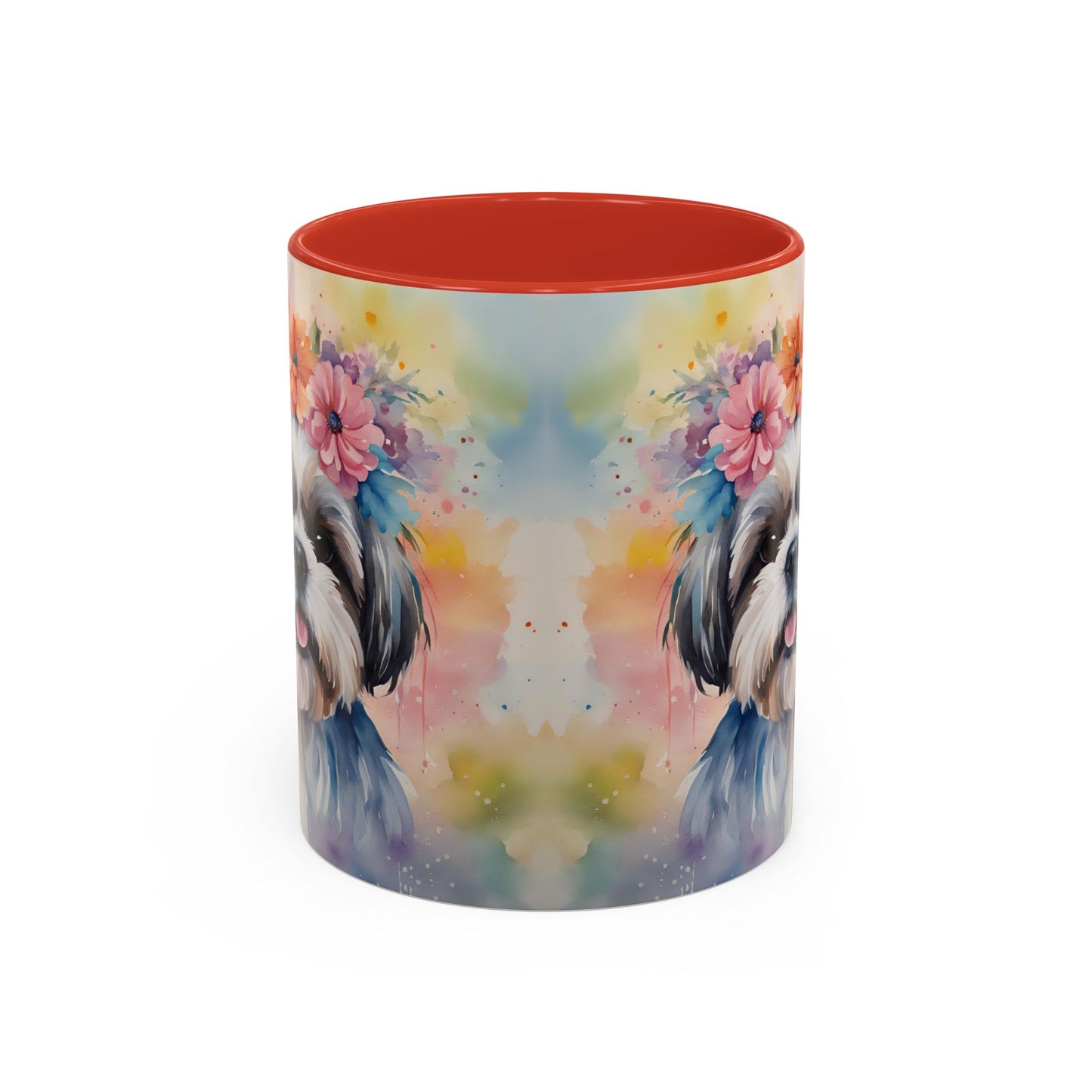 Shih Tzu 04 Accent Coffee Mug - Dog Lover Gift