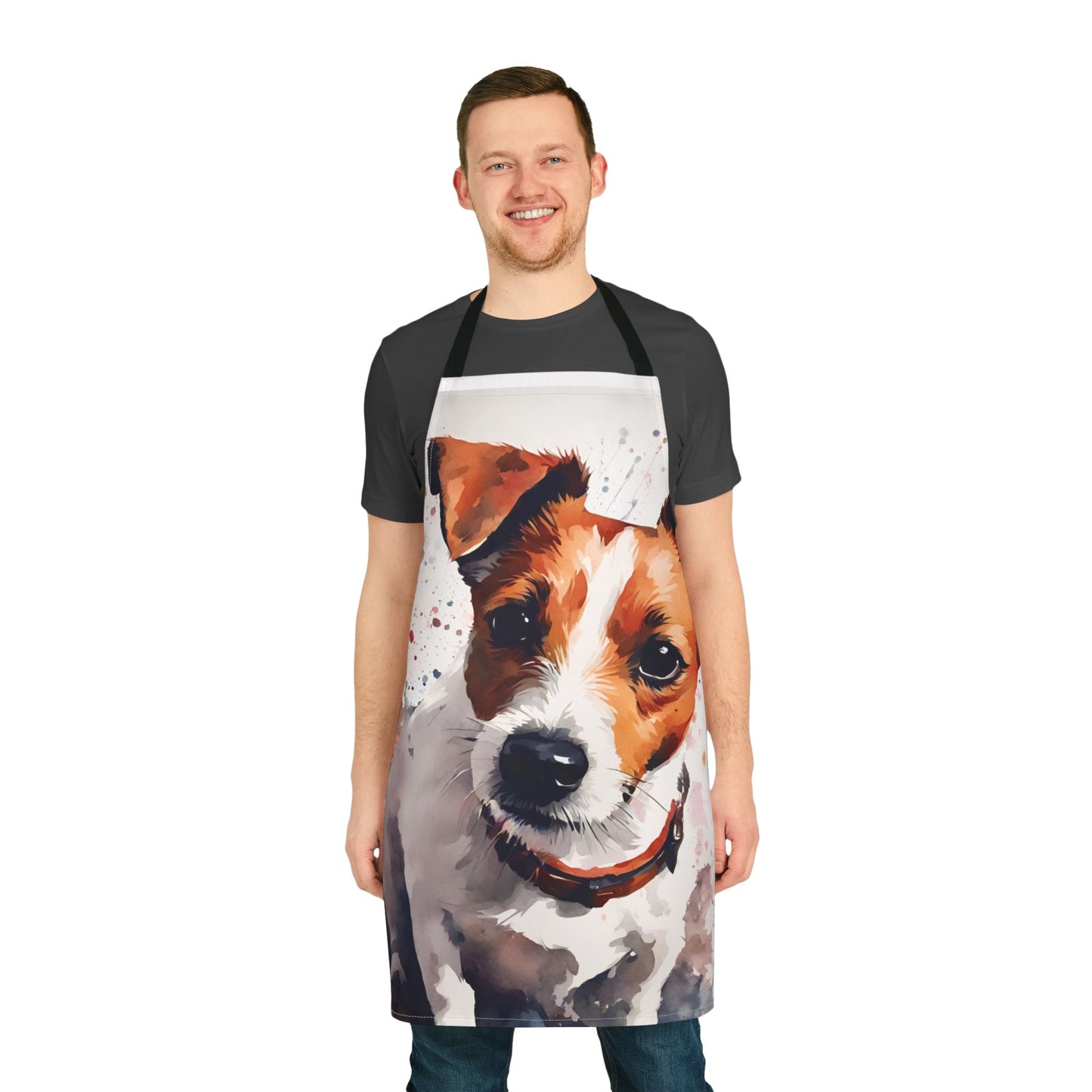 Jack Russell 02 Adult Apron (AOP)