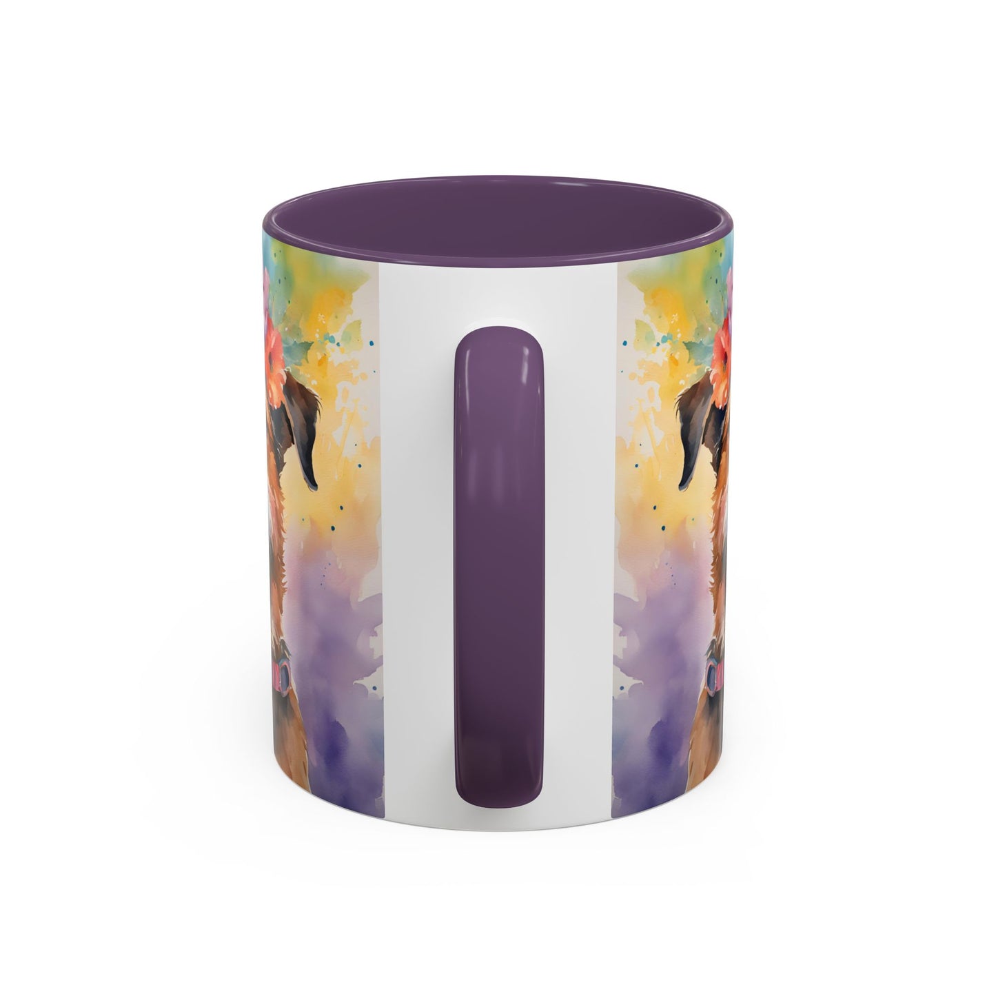 Border Terrier 04 Accent Coffee Mug - Dog Lover Gift