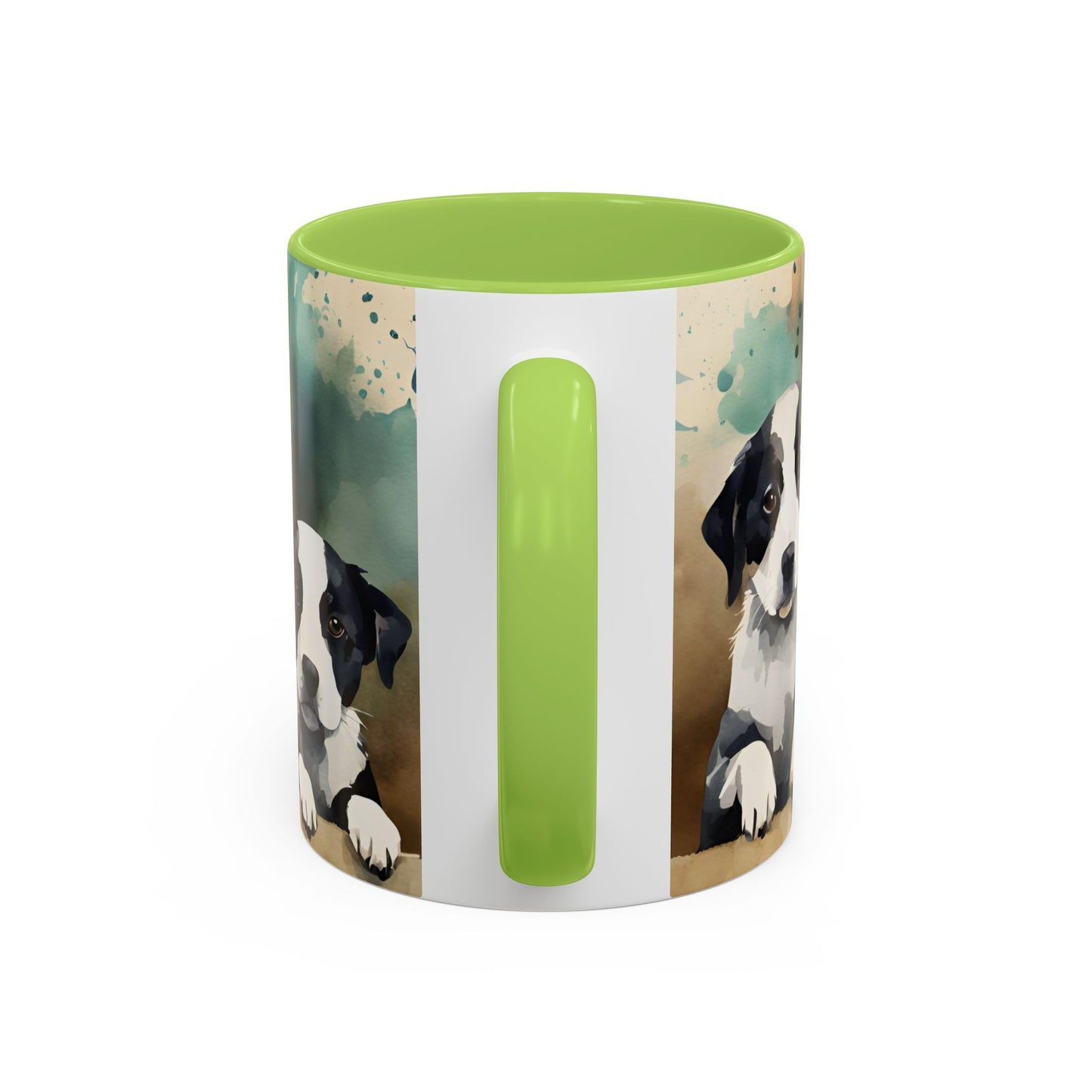 Multicoloured Doggies 12 Accent Mug 11oz