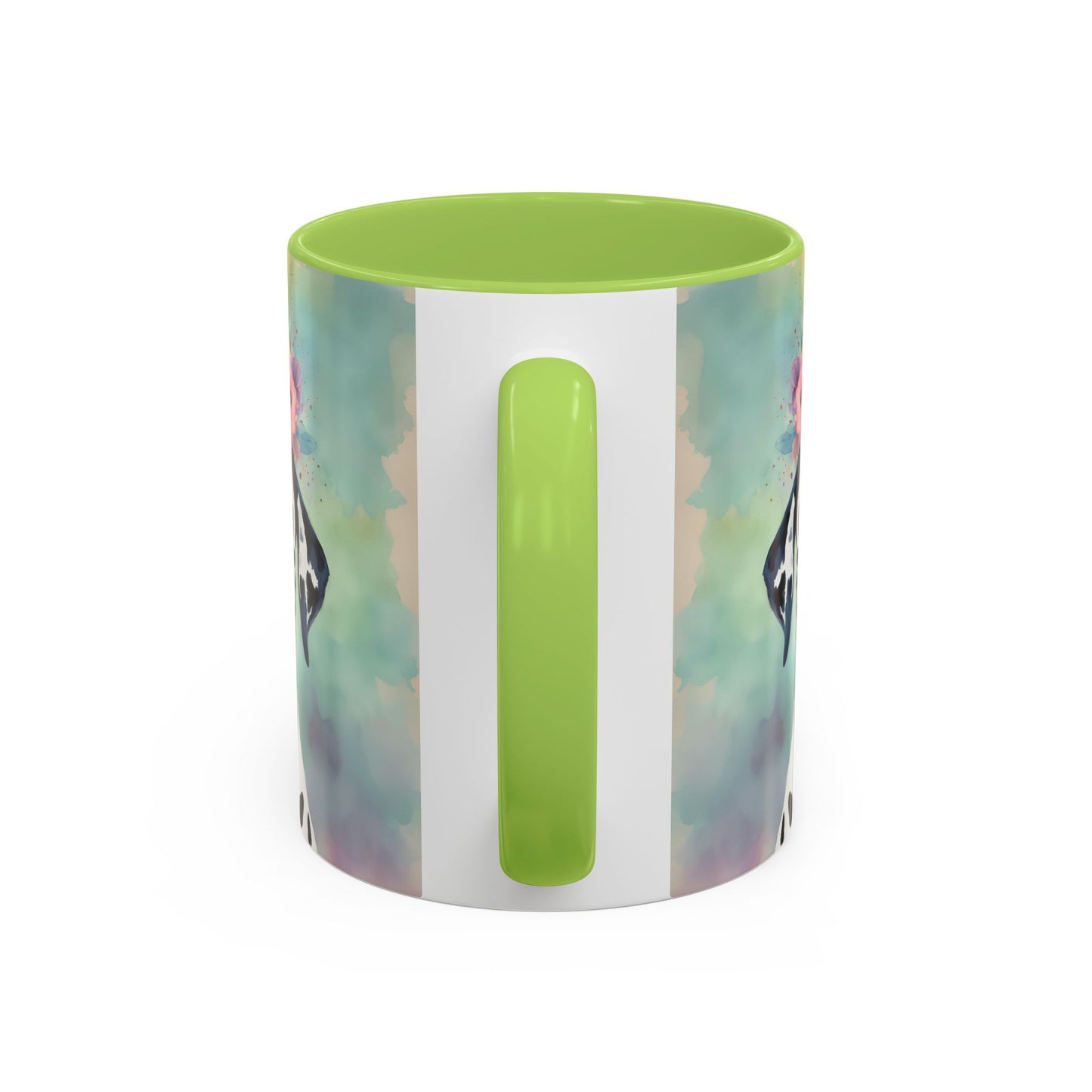 Dalmatian 01 Accent Coffee Mug - Dog Lover Gift
