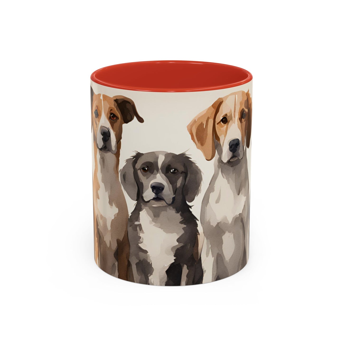 Doggies in a Row 01 Accent Mug 11oz