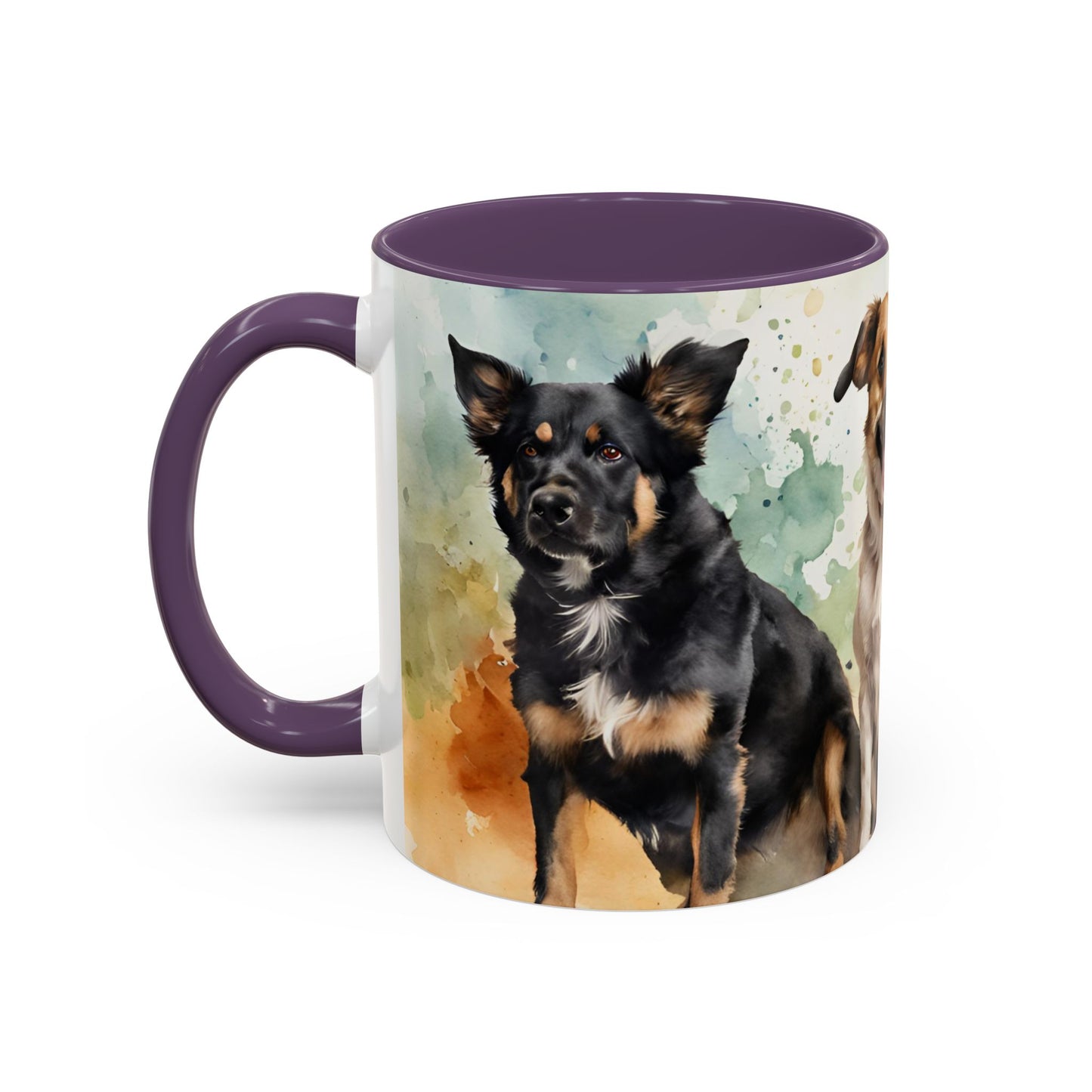Multicoloured Doggies 06 Accent Mug 11oz