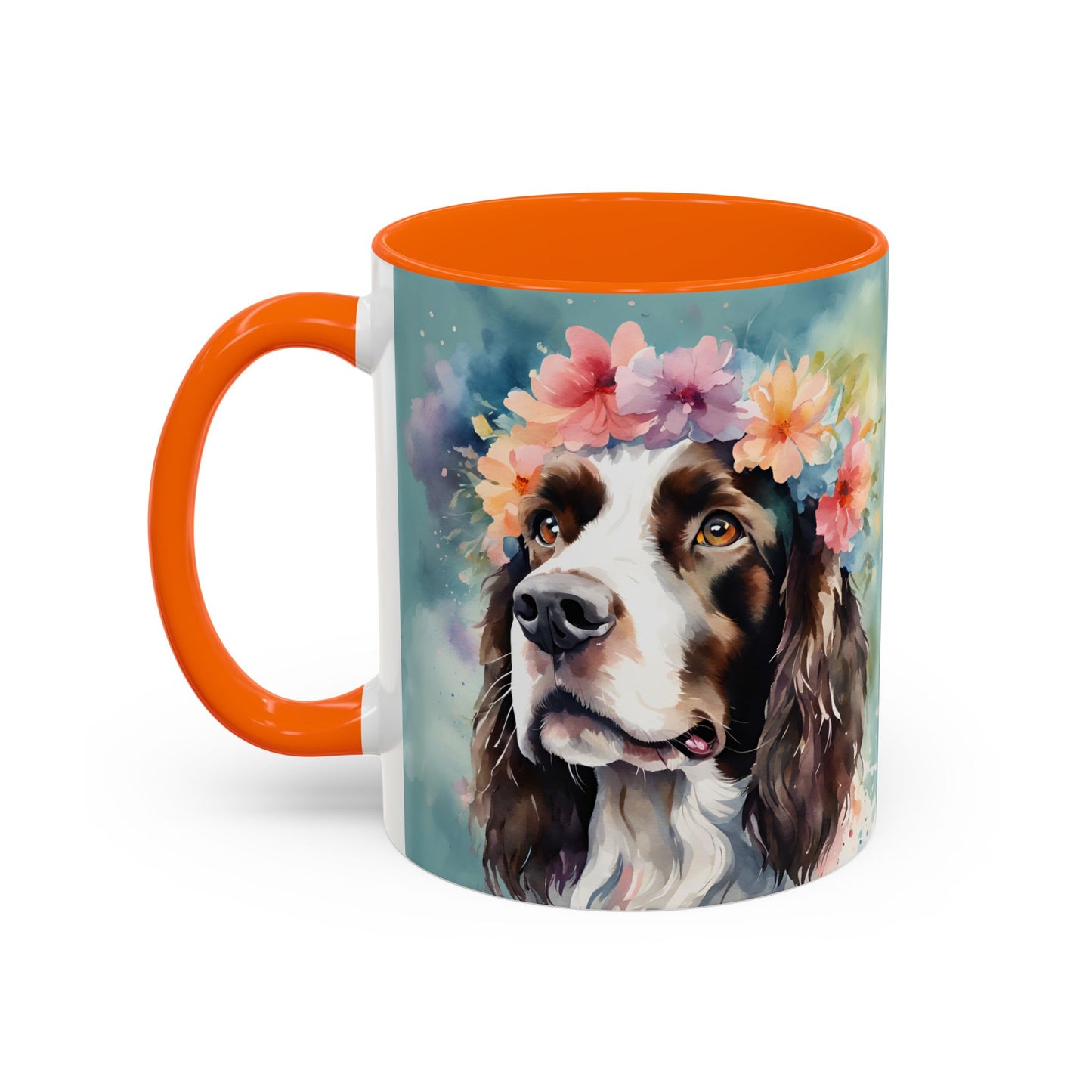 Springer Spaniel 04 Accent Coffee Mug - Dog Lover Gift