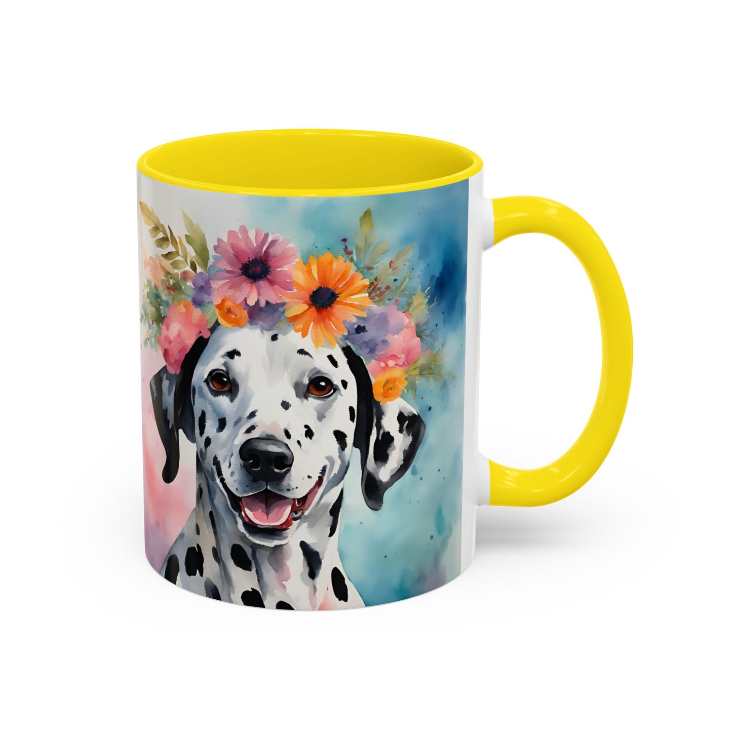 Dalmatian 03 Accent Coffee Mug - Dog Lover Gift