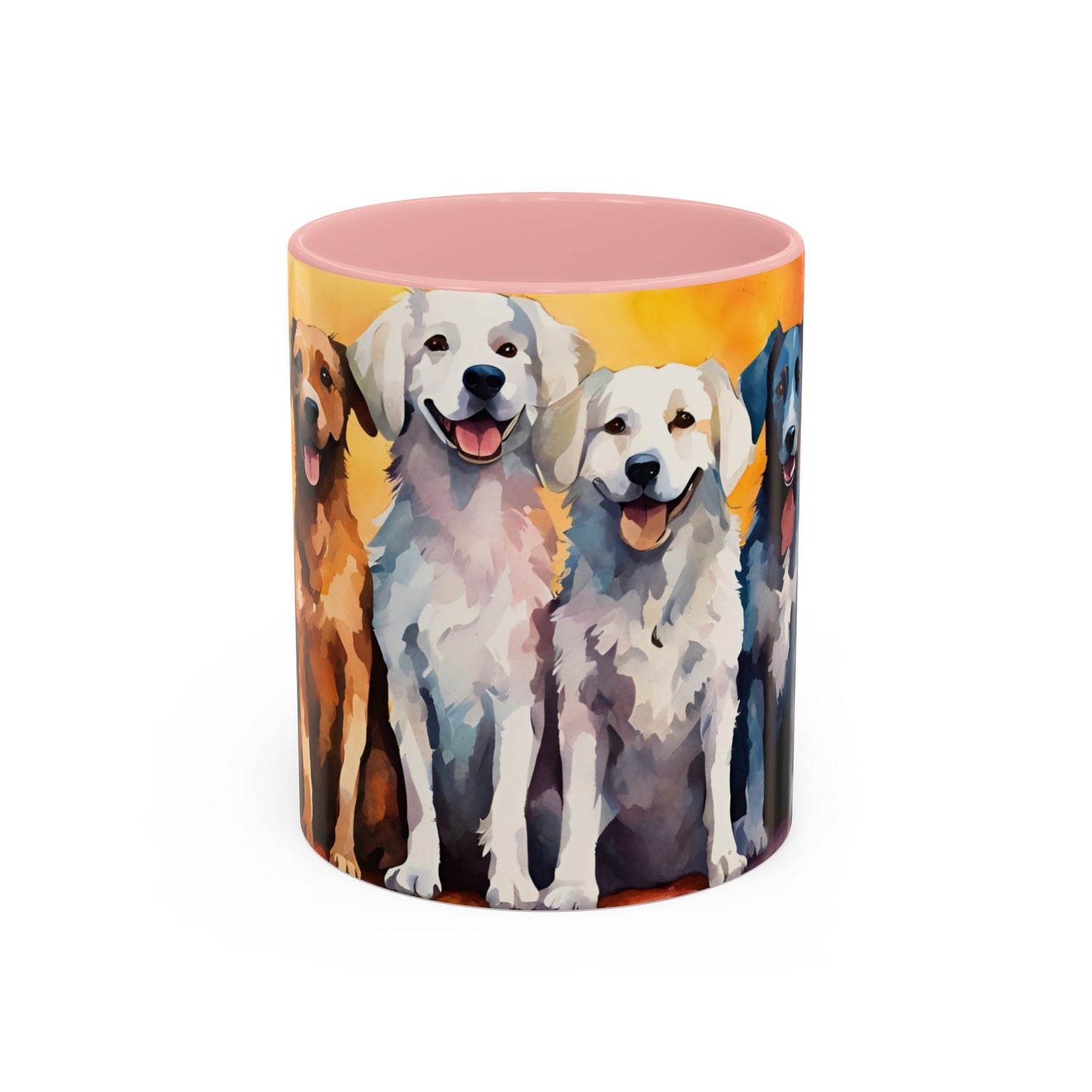 Multicoloured Doggies 07 Accent Mug 11oz