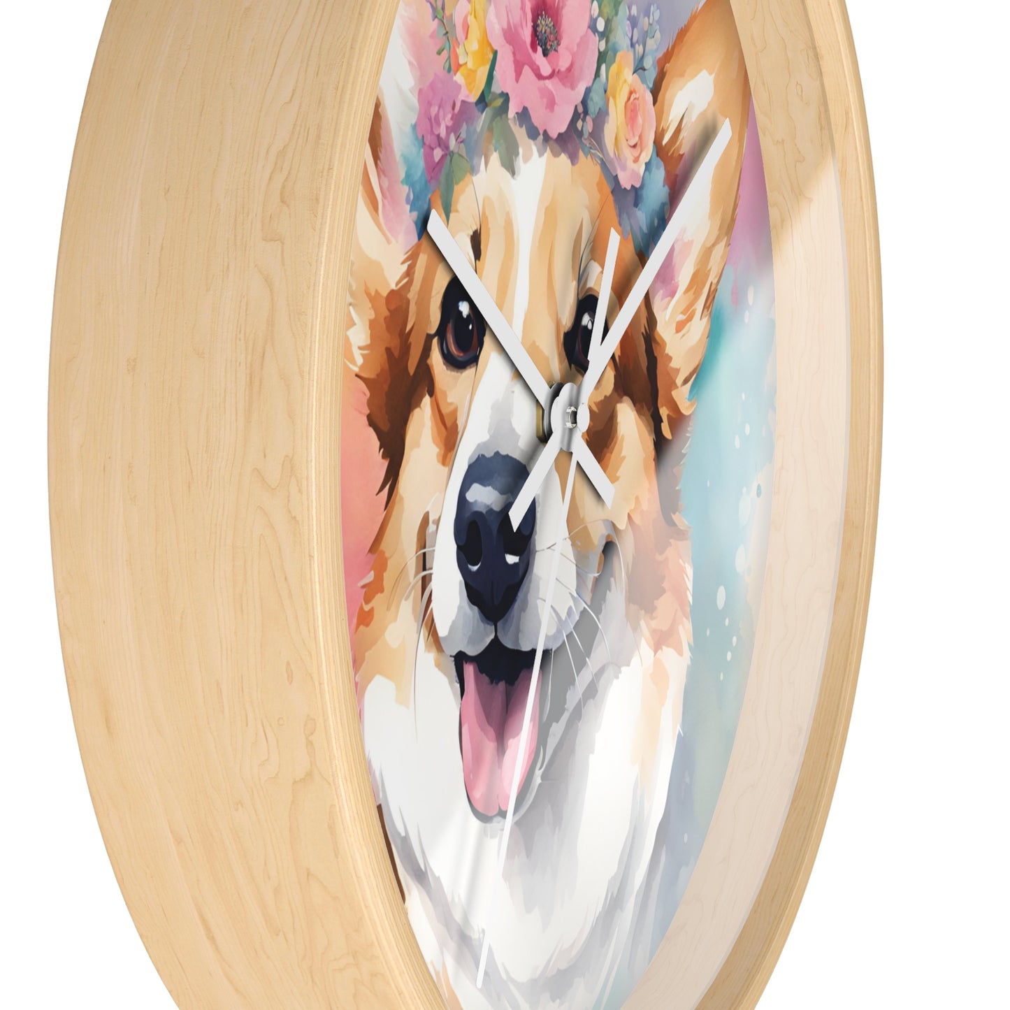 Corgi 01 Dog Wall Clock