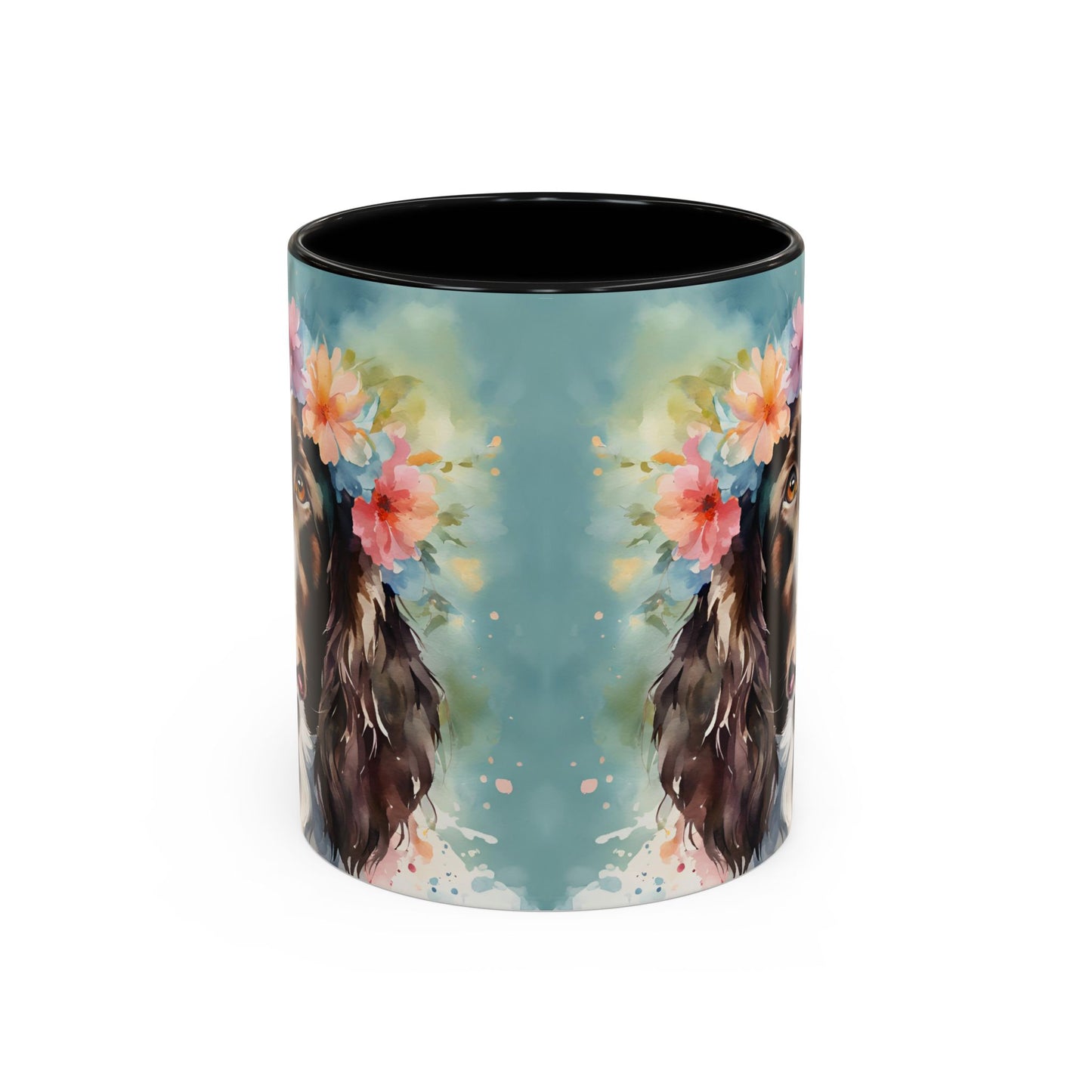 Springer Spaniel 04 Accent Coffee Mug - Dog Lover Gift