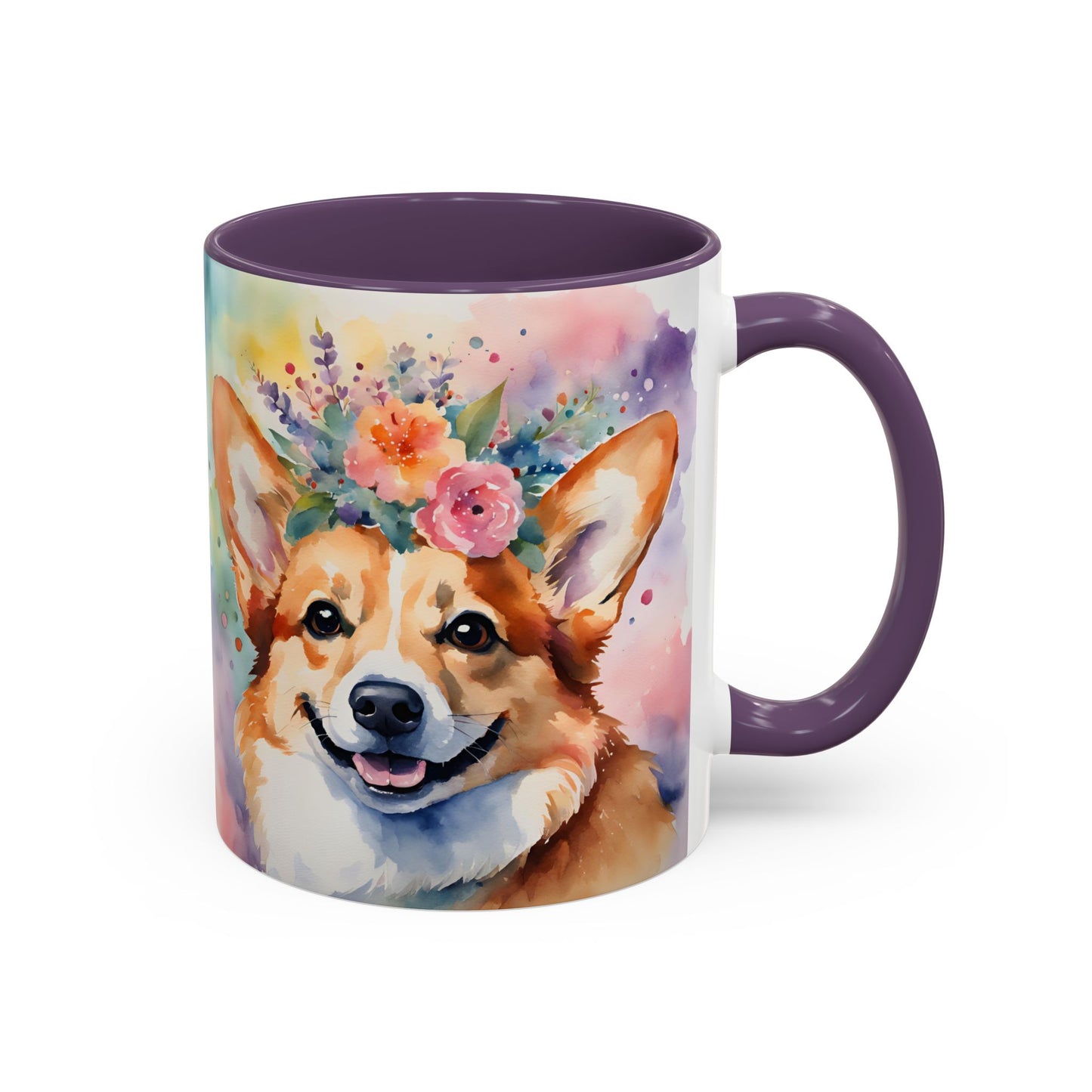 Corgi 04 Accent Coffee Mug - Dog Lover Gift
